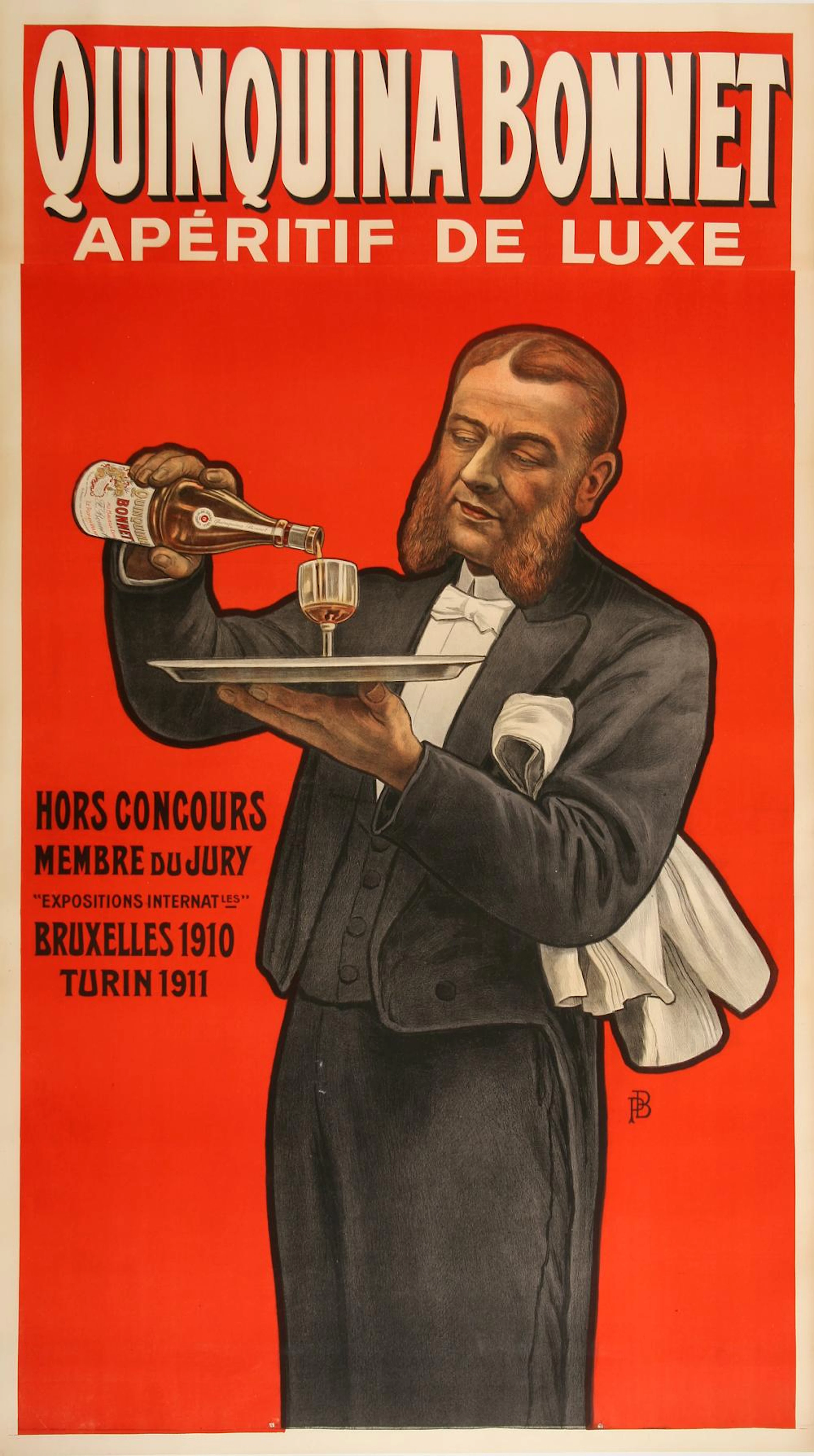 Quinquina Bonnet Aperitif De Luxe Original Vintage Liquor...