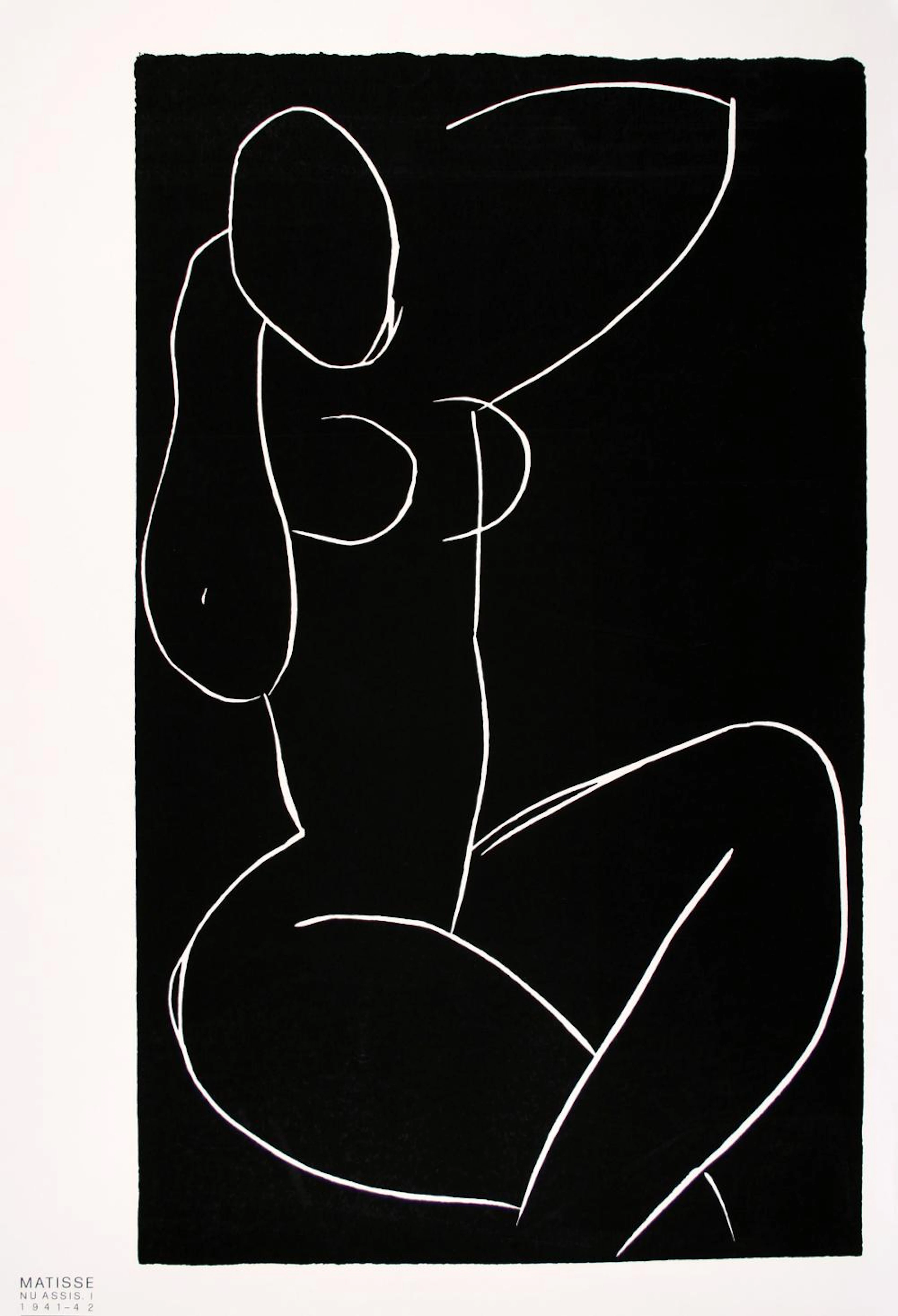u Assis Vintage Print by Henri Matisee - Later Issue 1989