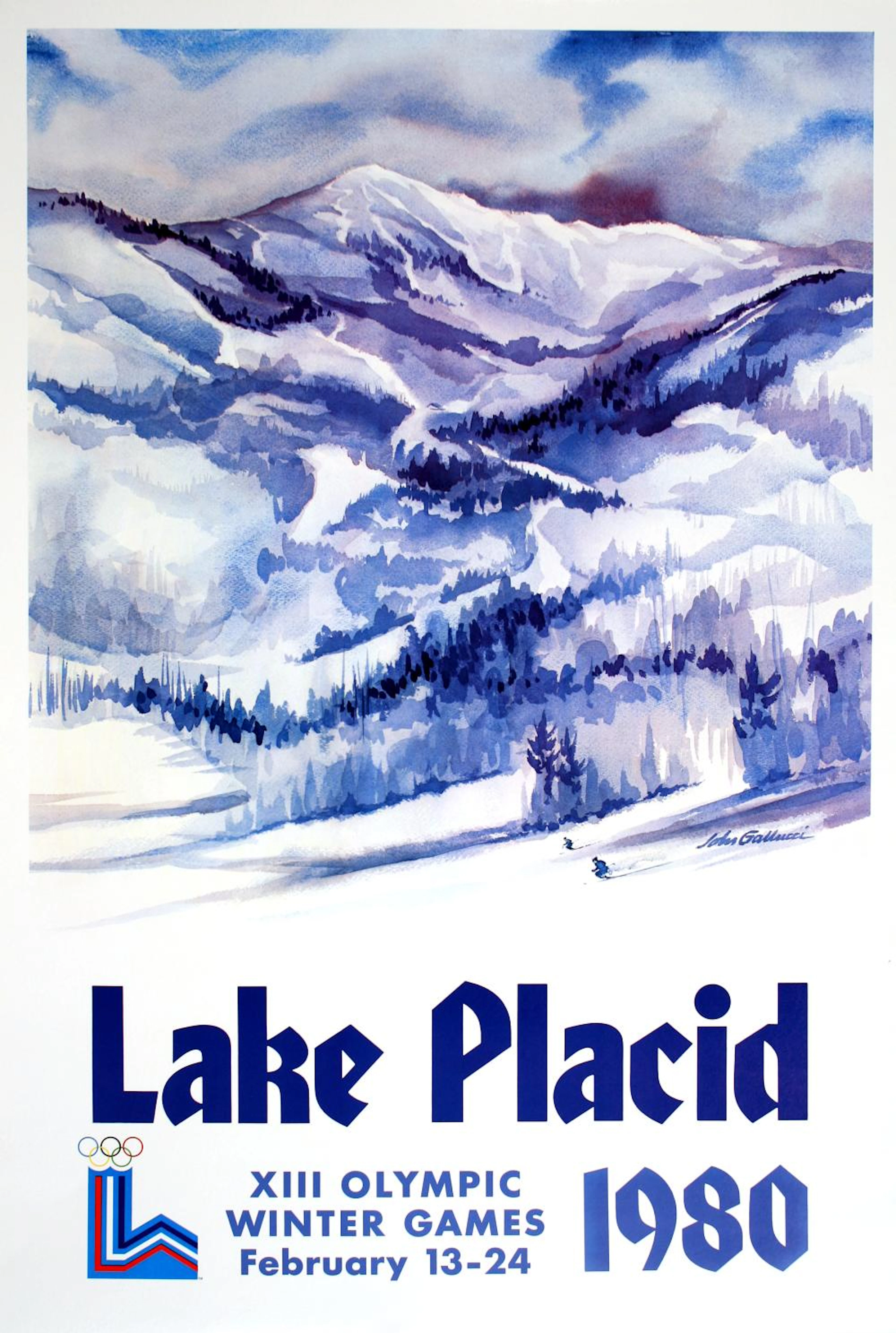 Lake Placid Winter Olympics 1980 - Mountain Original...