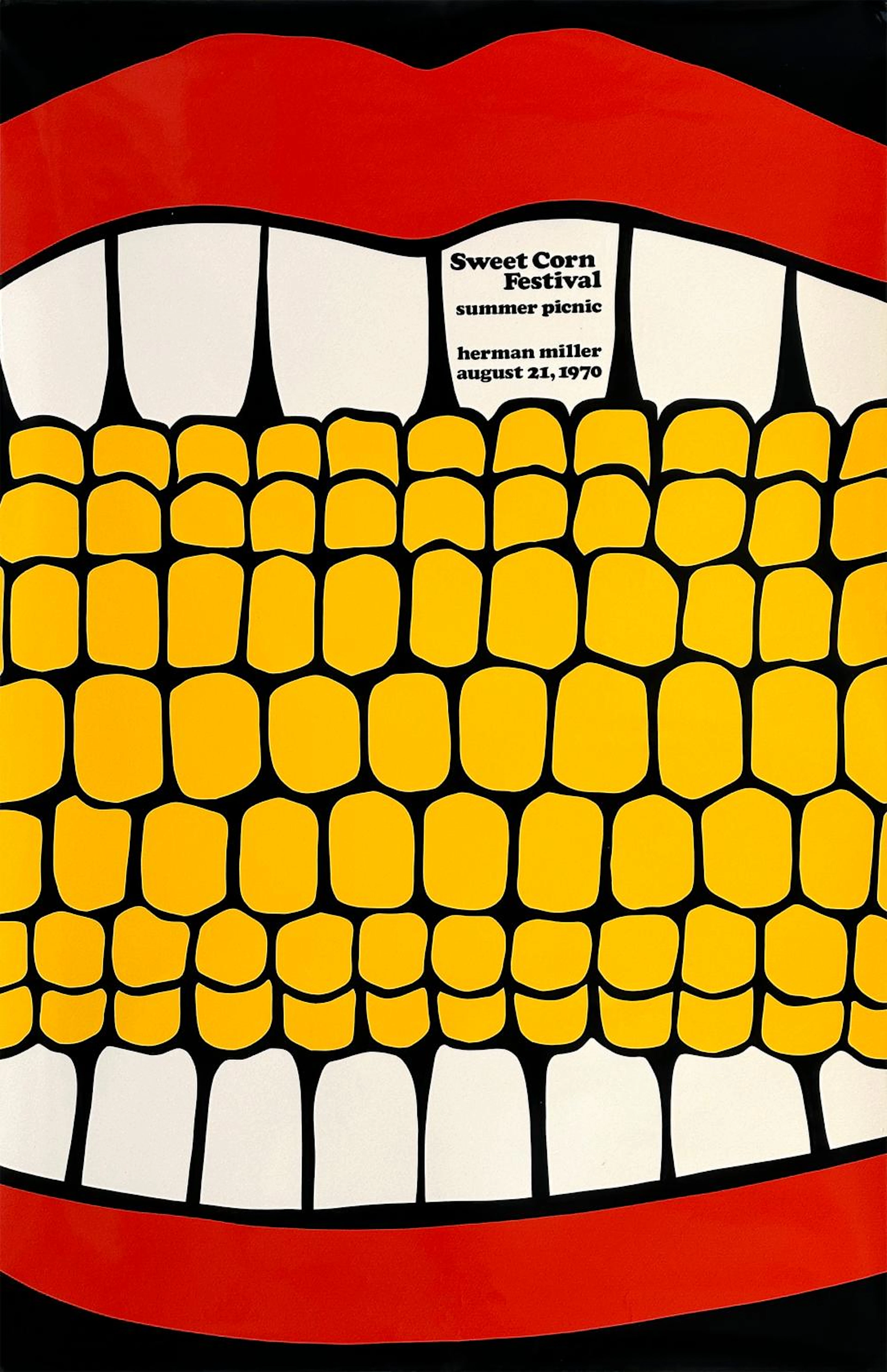 Original Vintage Herman Miller Summer Picnic Corn...