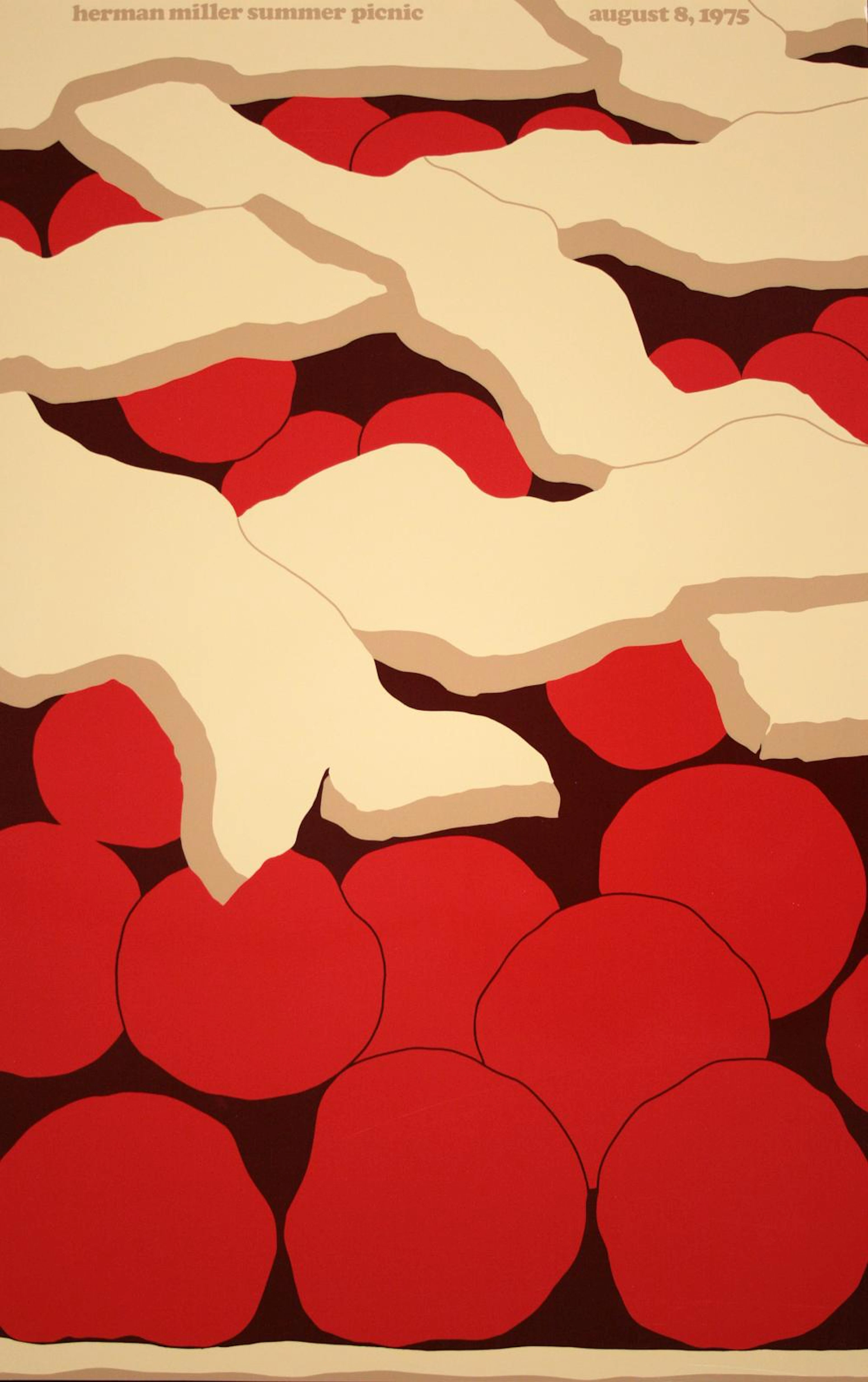 Original Herman Miller Poster 1975 by Steve Frykholm - Cherry Pie