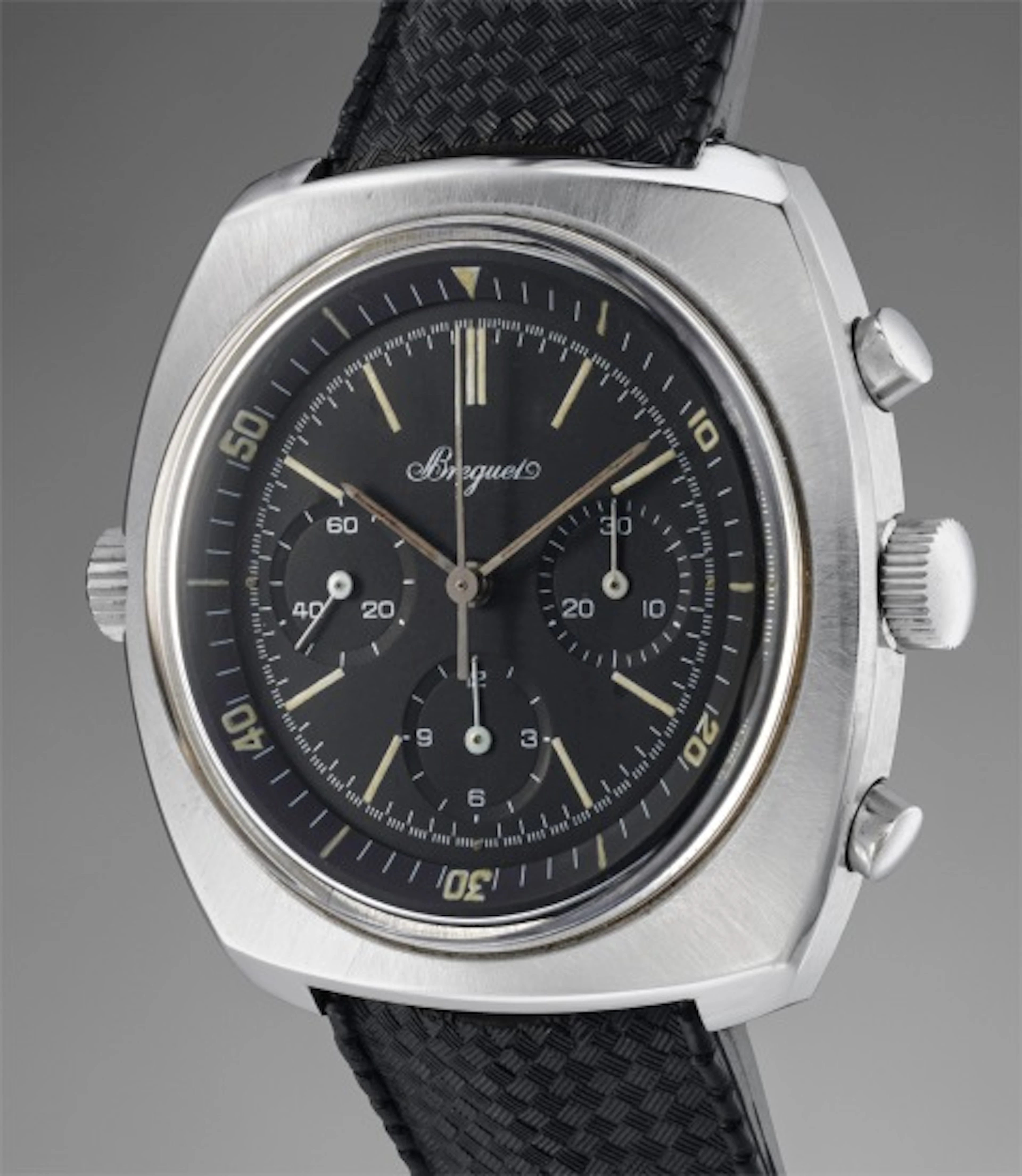 An exceedingly rare and attractive diver's flyback chronograph...