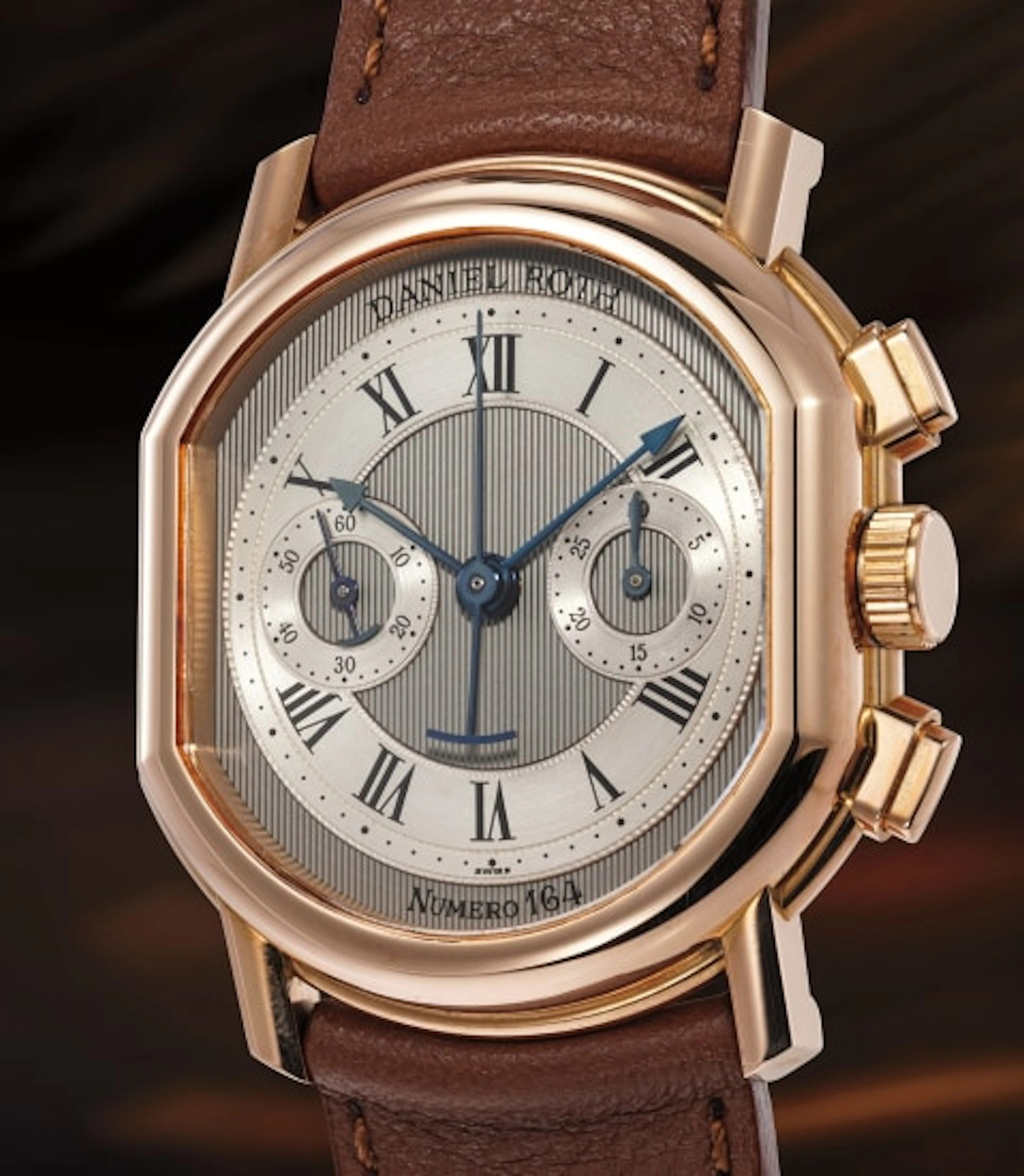 Daniel Roth - An attractive and rare pink gold...