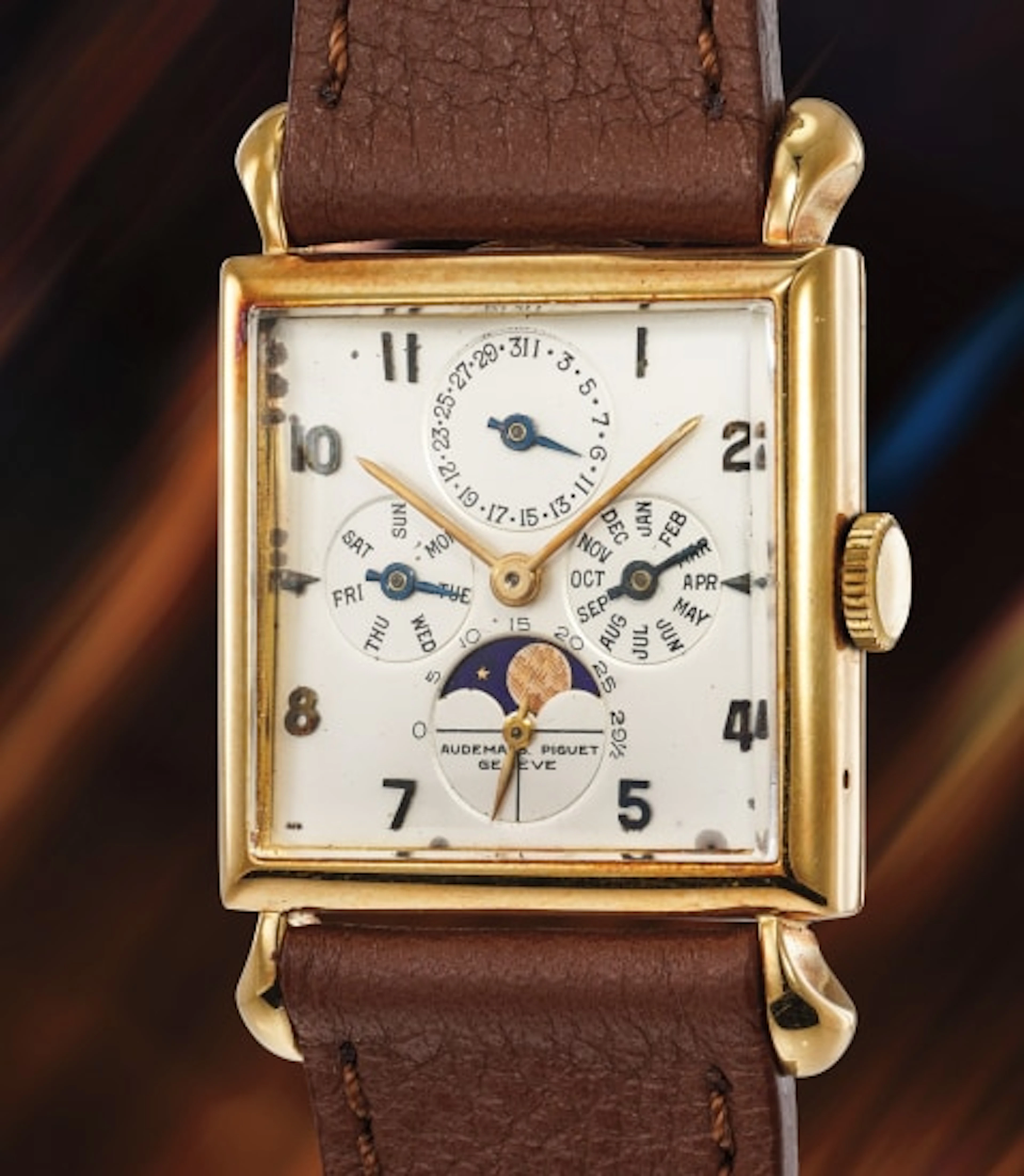Audemars Piguet - An incredibly elegant and rare yellow...