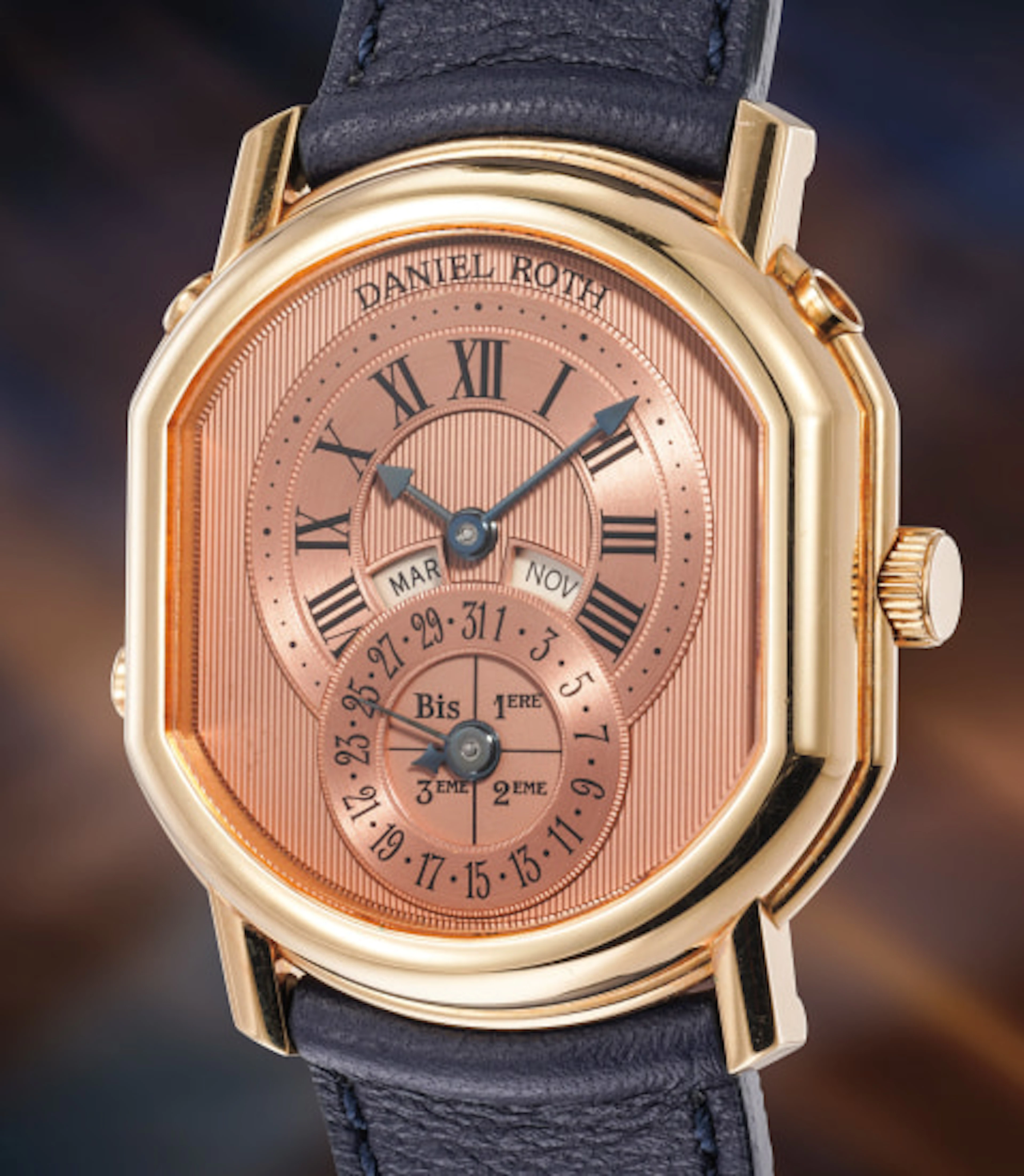 Daniel Roth - A highly rare and attractive pink gold...