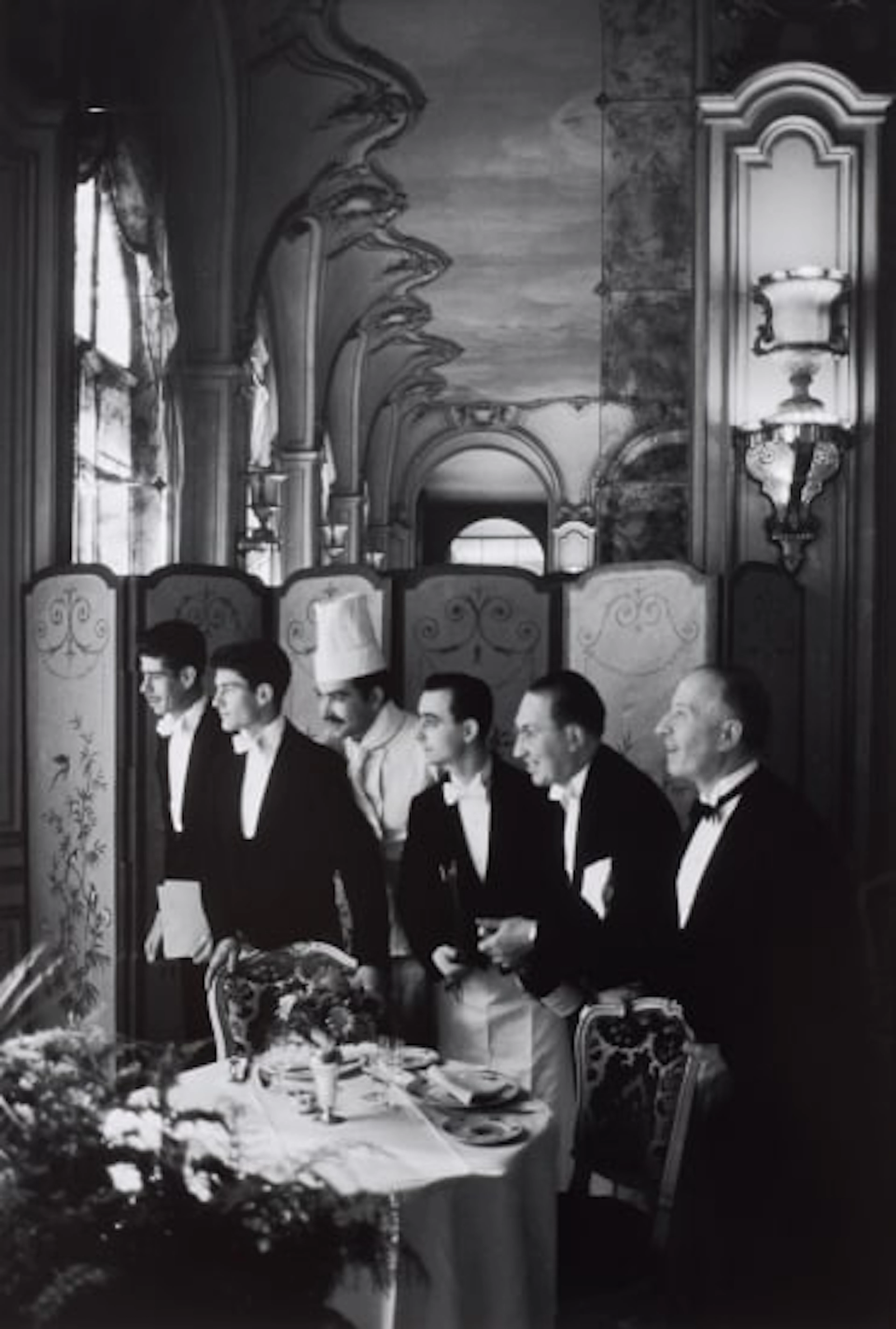 Elliott Erwitt - Waiters and Chef, Hotel Ritz, Paris