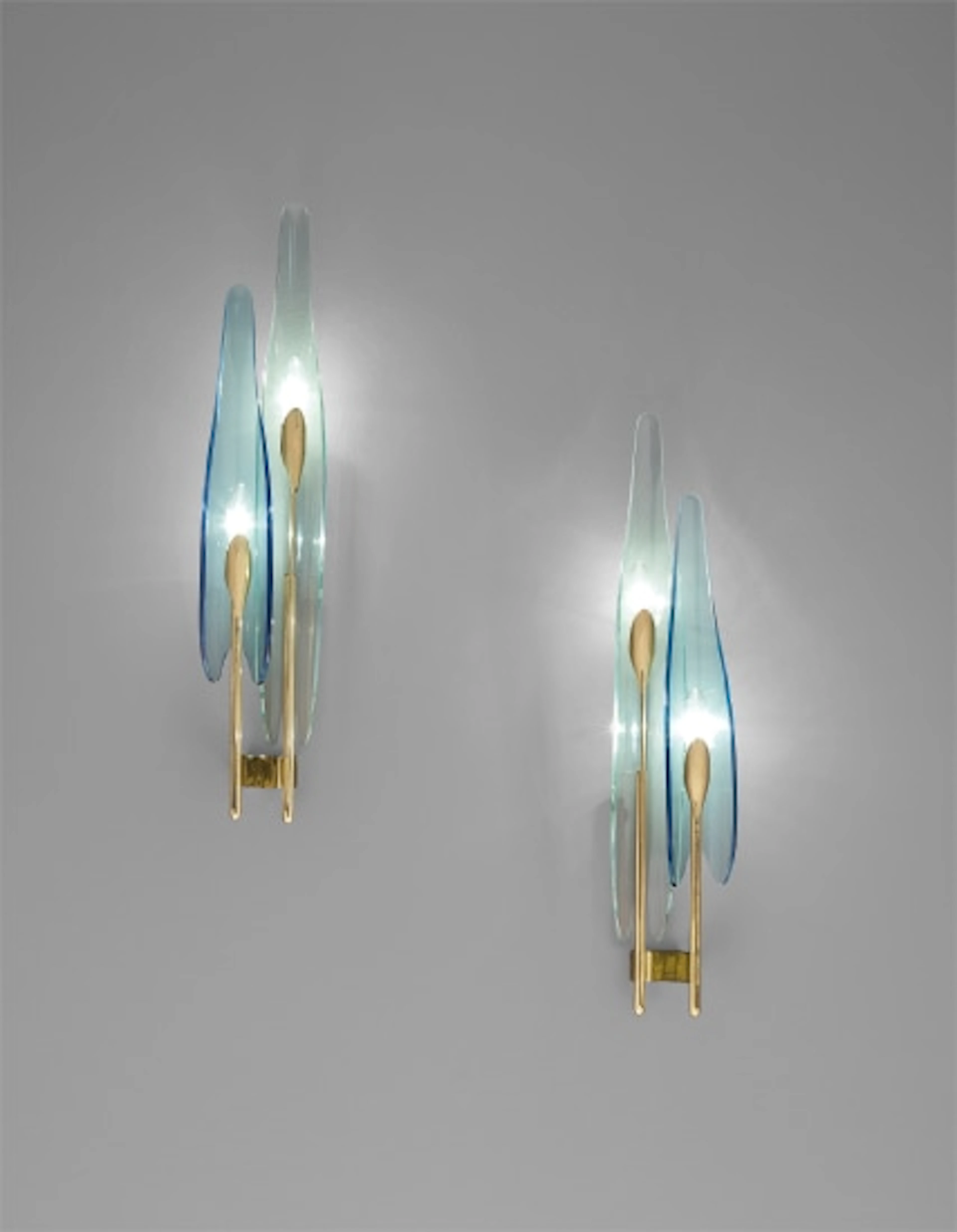 Pair of ‘Dahlia’ wall lights, model no. 1461