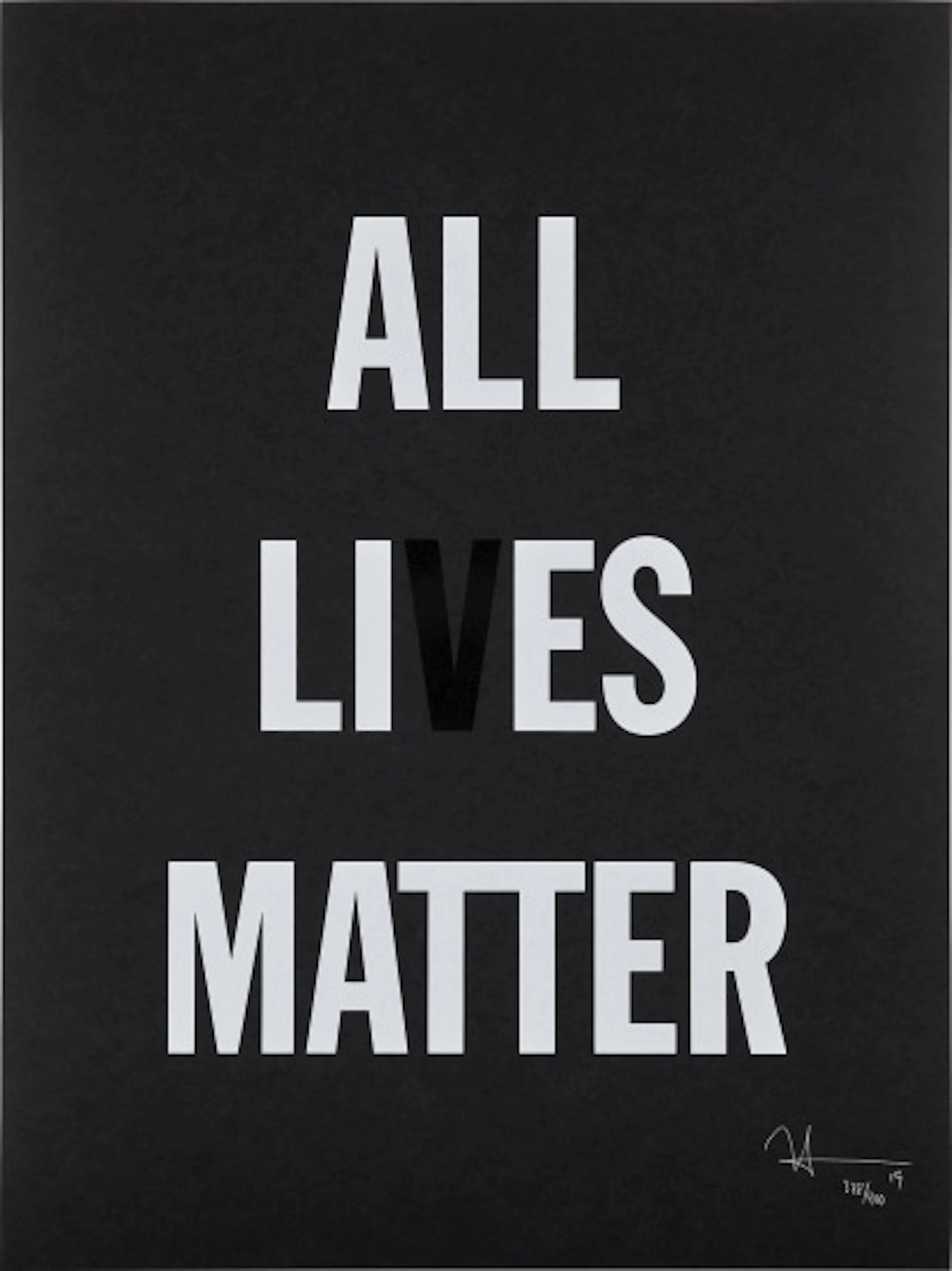 Hank Willis Thomas - All Lies Matte