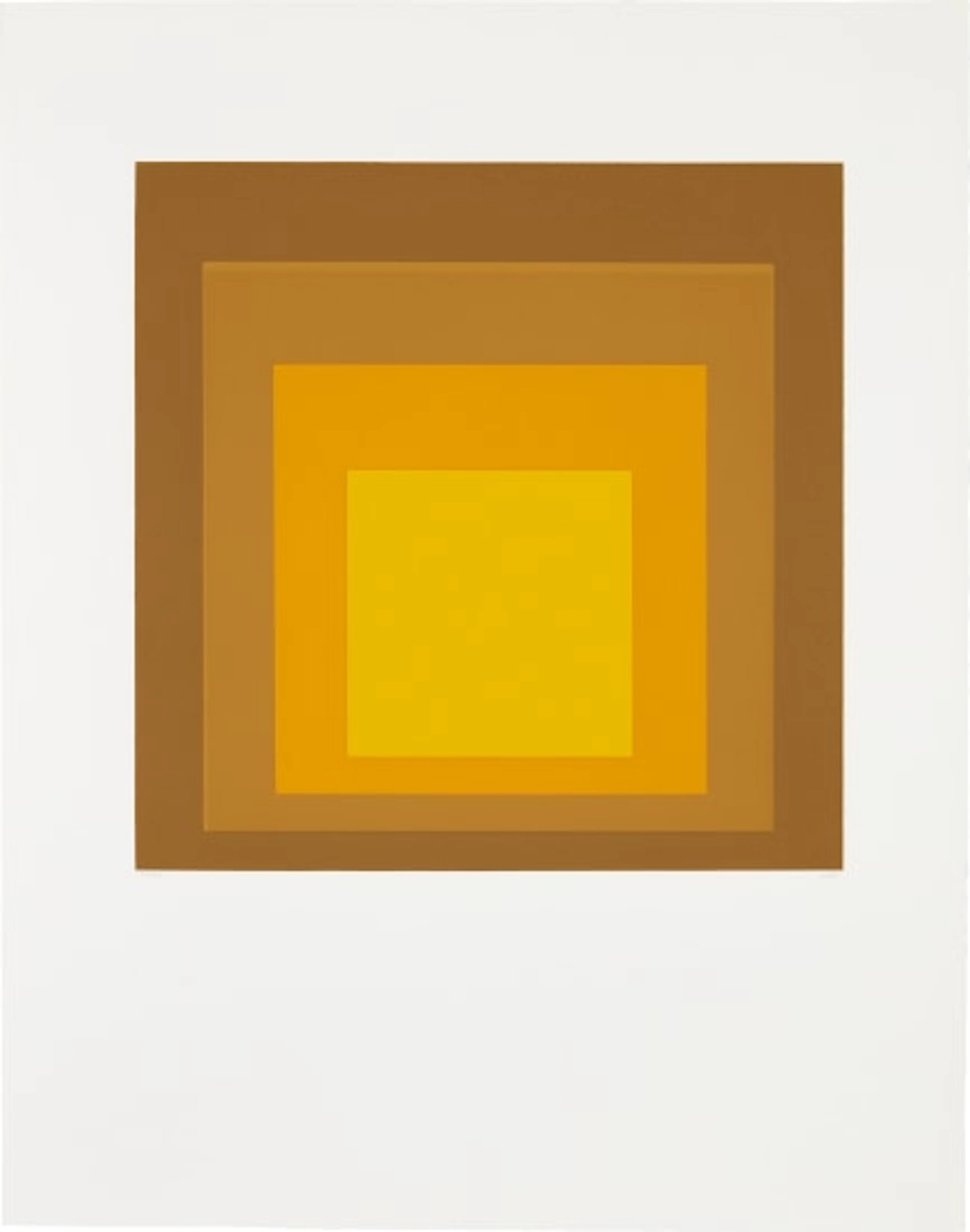 Josef Albers - Hommage au Carré (Homage to the Square): one plate (D. 160.2)