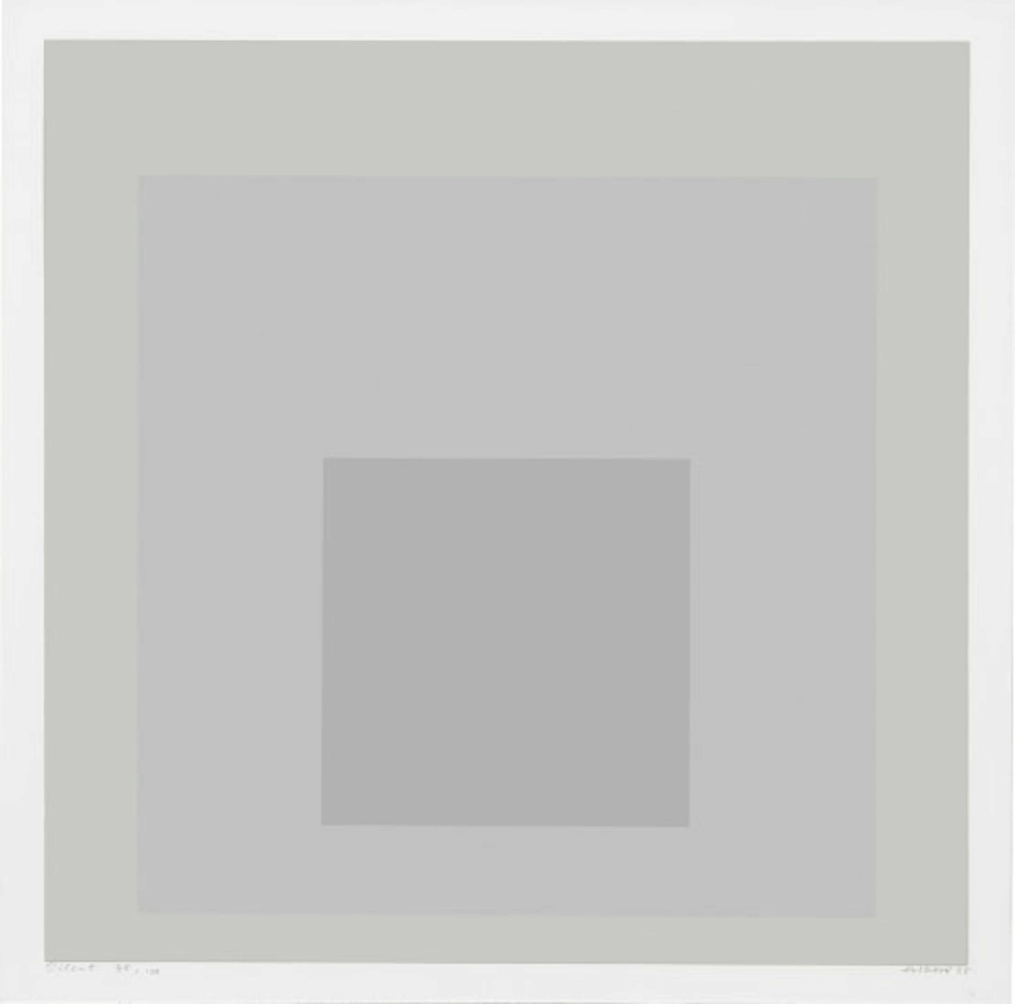 Josef Albers - Silent, from Die Oberfläche (The Surface) (D. 167.2)