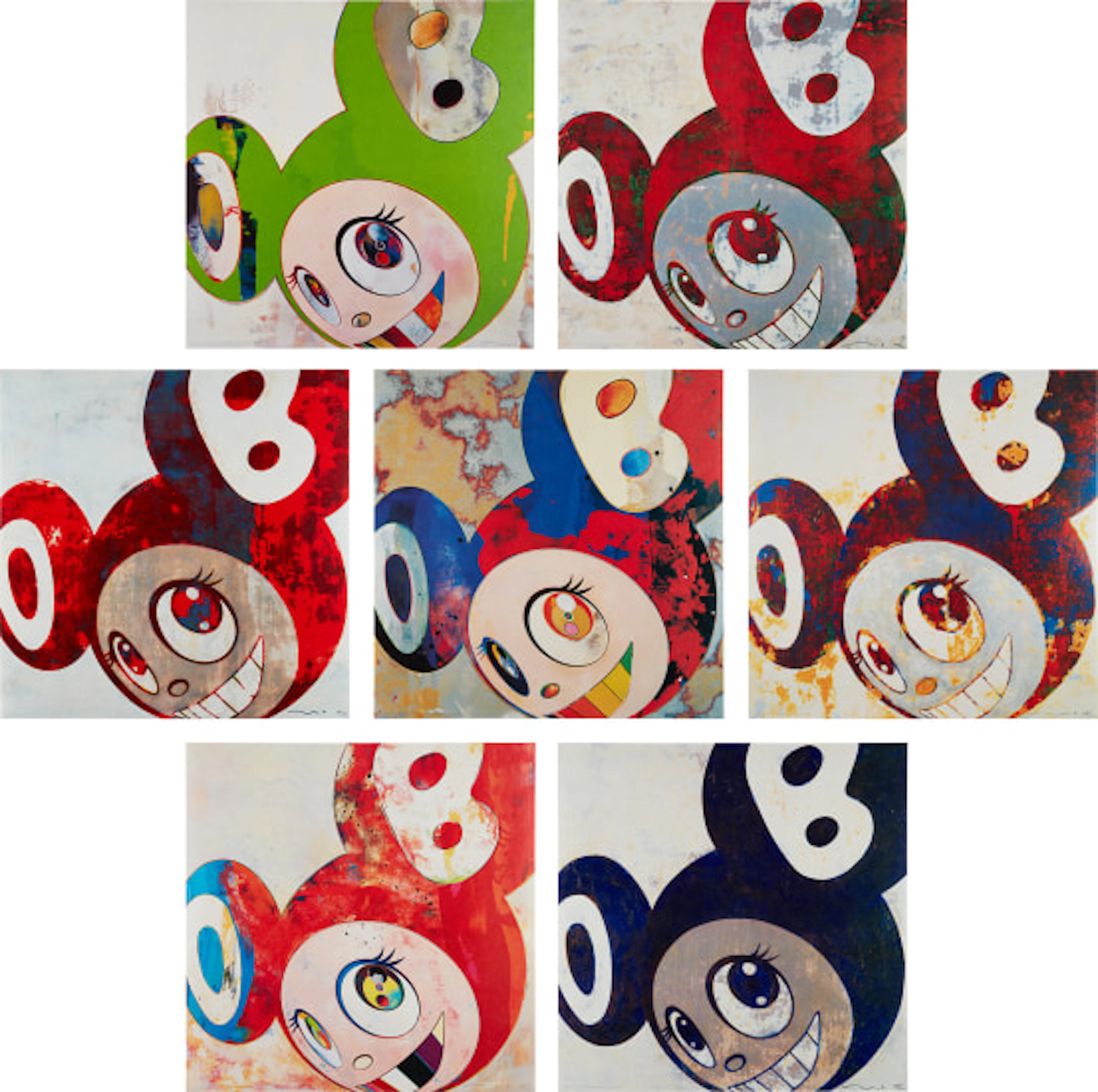 Takashi Murakami - And then and then and then and then and then: seven plates