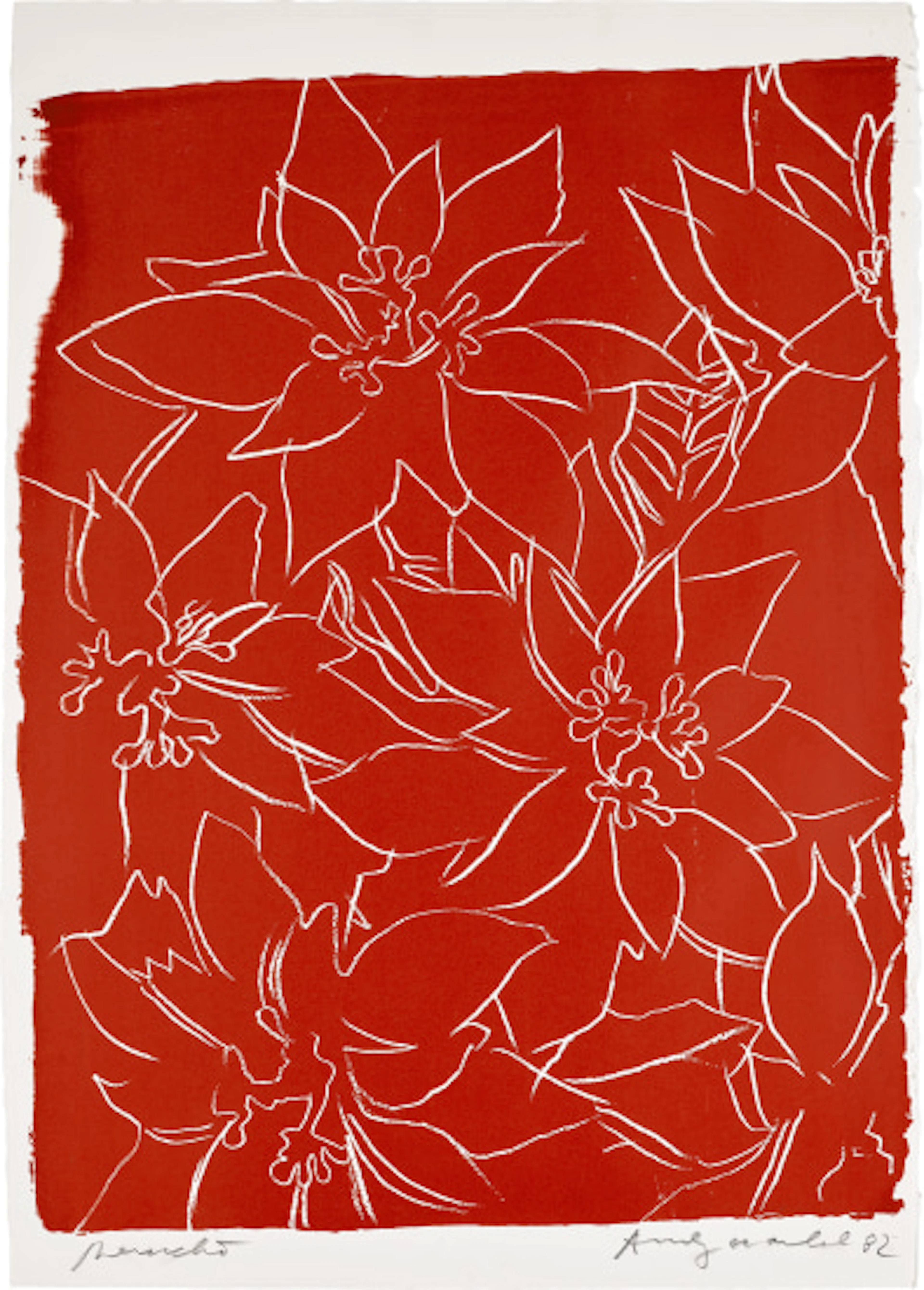 Andy Warhol - Poinsettias (F. & S. IIIA.50)