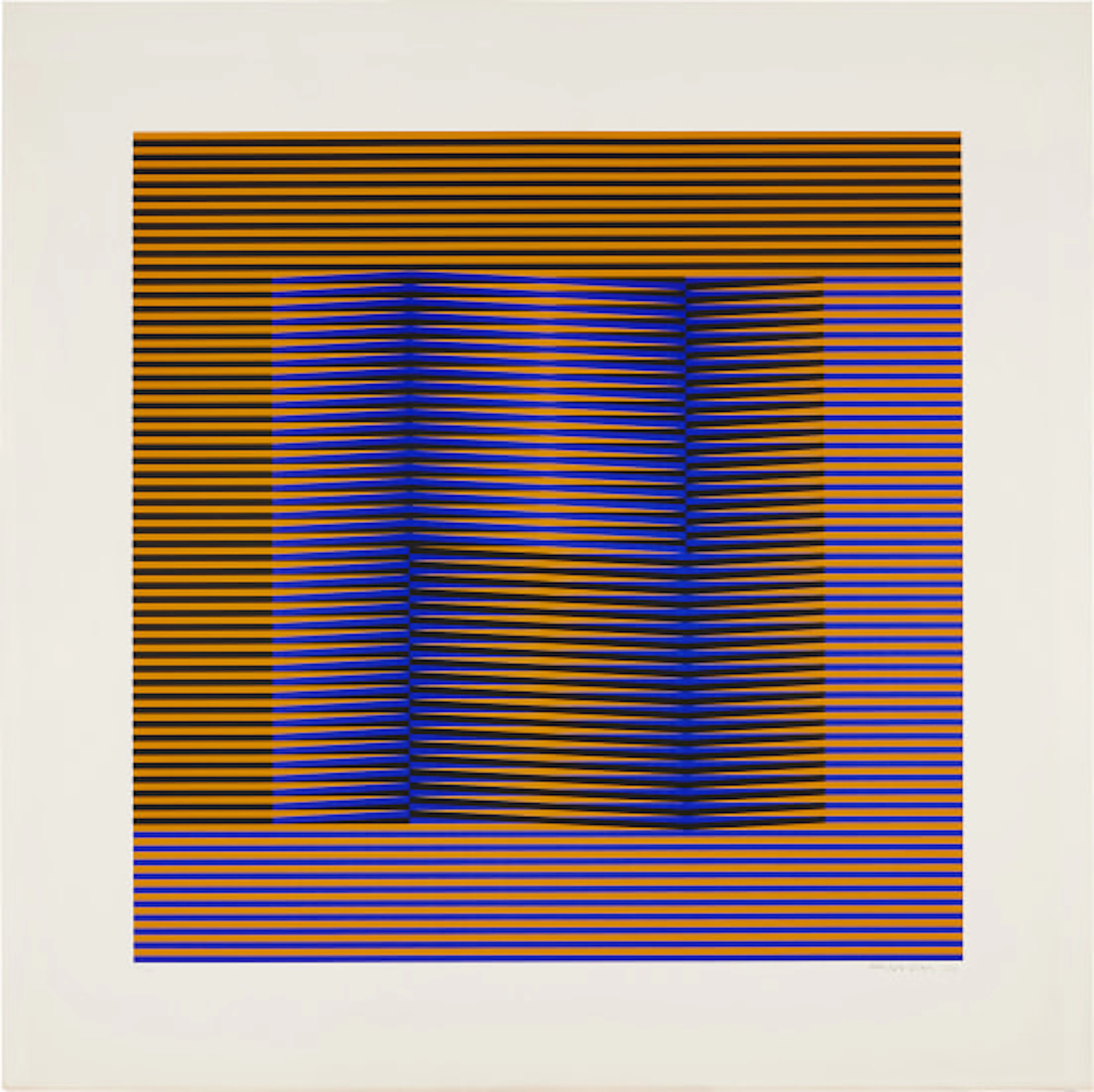 Carlos Cruz-Diez - Induction Chromatique: one plate