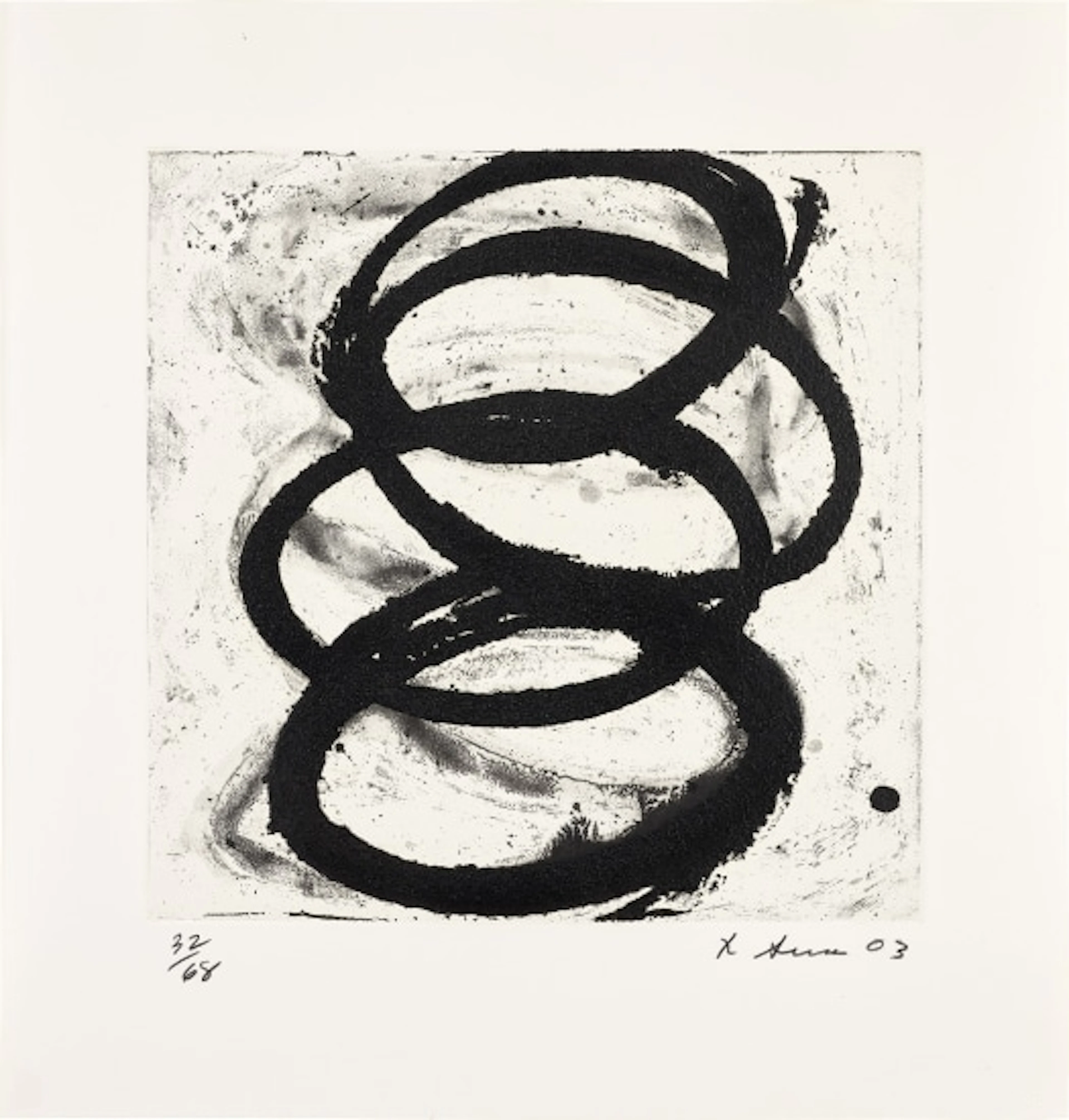 Richard Serra - Xavier (G. 1967, B.-W. 164)