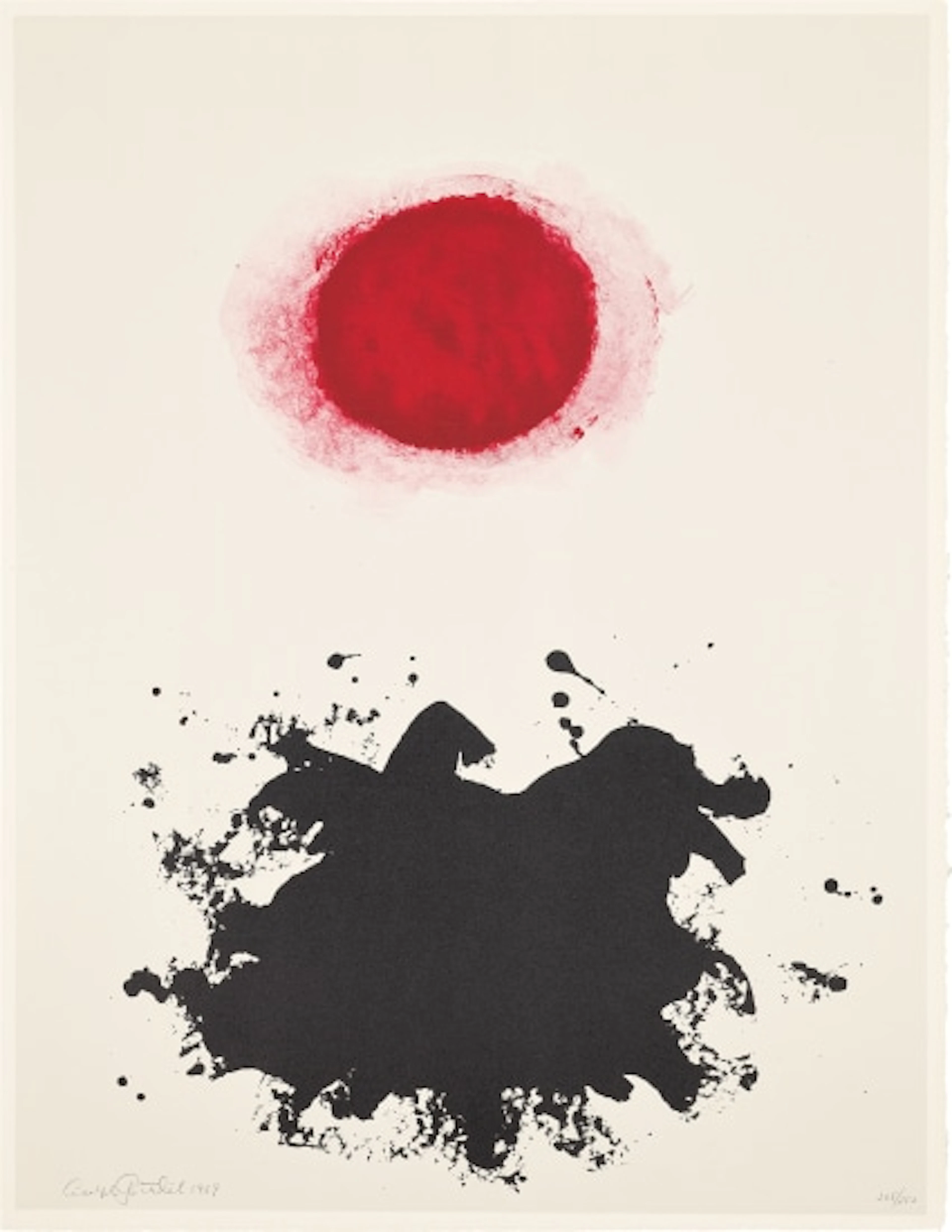 Adolph Gottlieb - Untitled, from Fligh