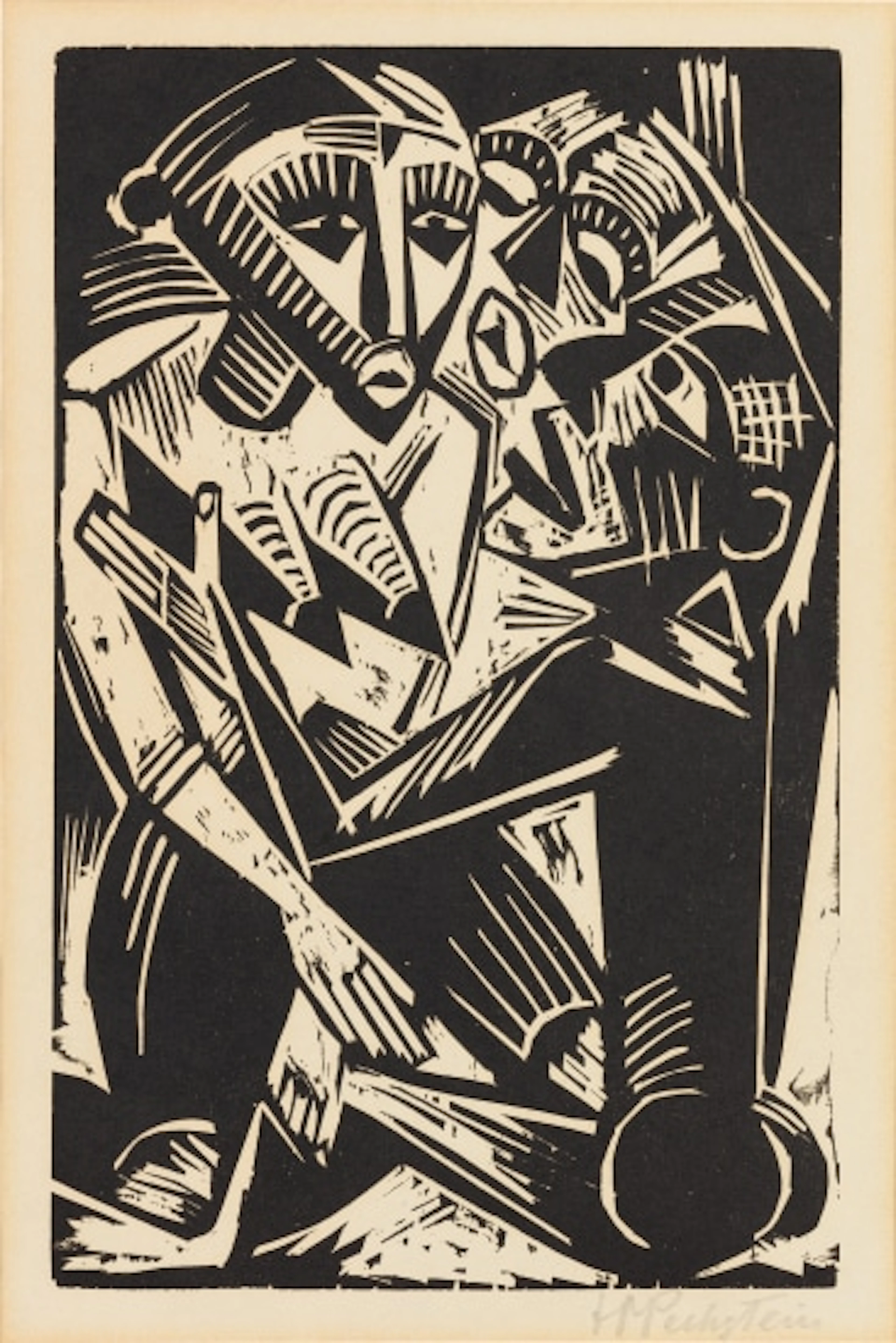 Max Pechstein - Weib vom Manne begehrt