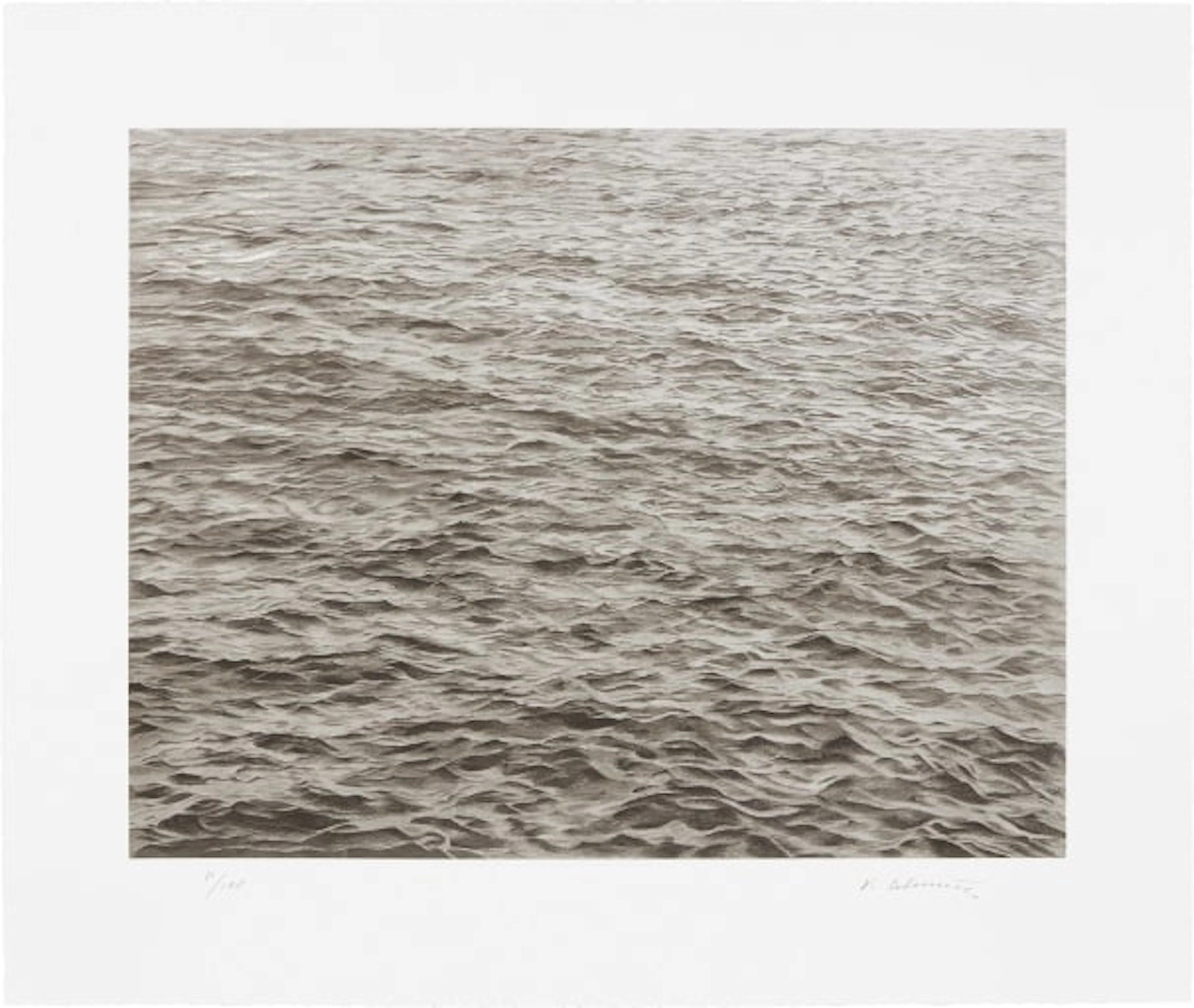 Vija Celmins - Untitled (Ocean with Cross #1) (R. p. 200)