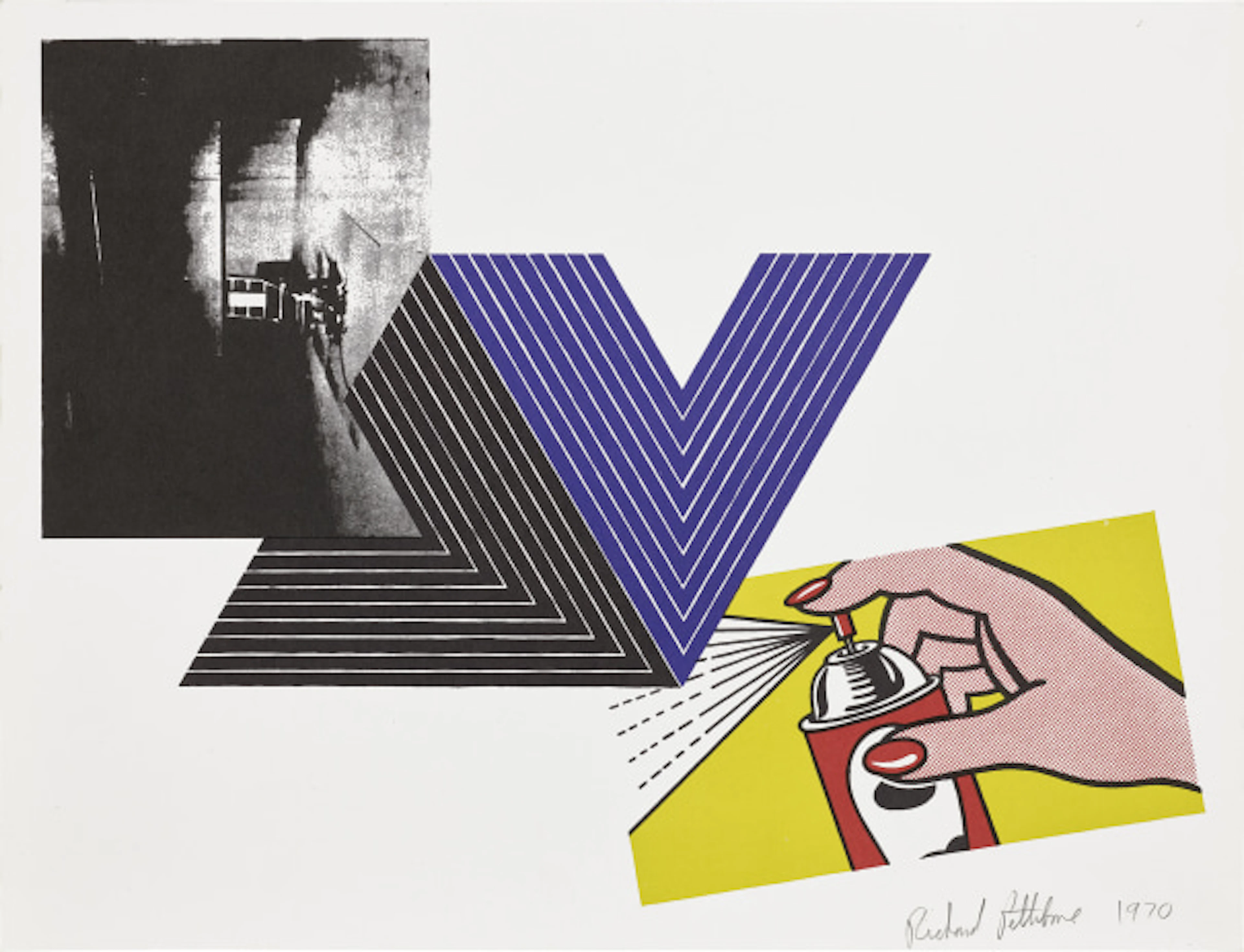 Richard Pettibone - Appropriation Print (with Andy Warhol