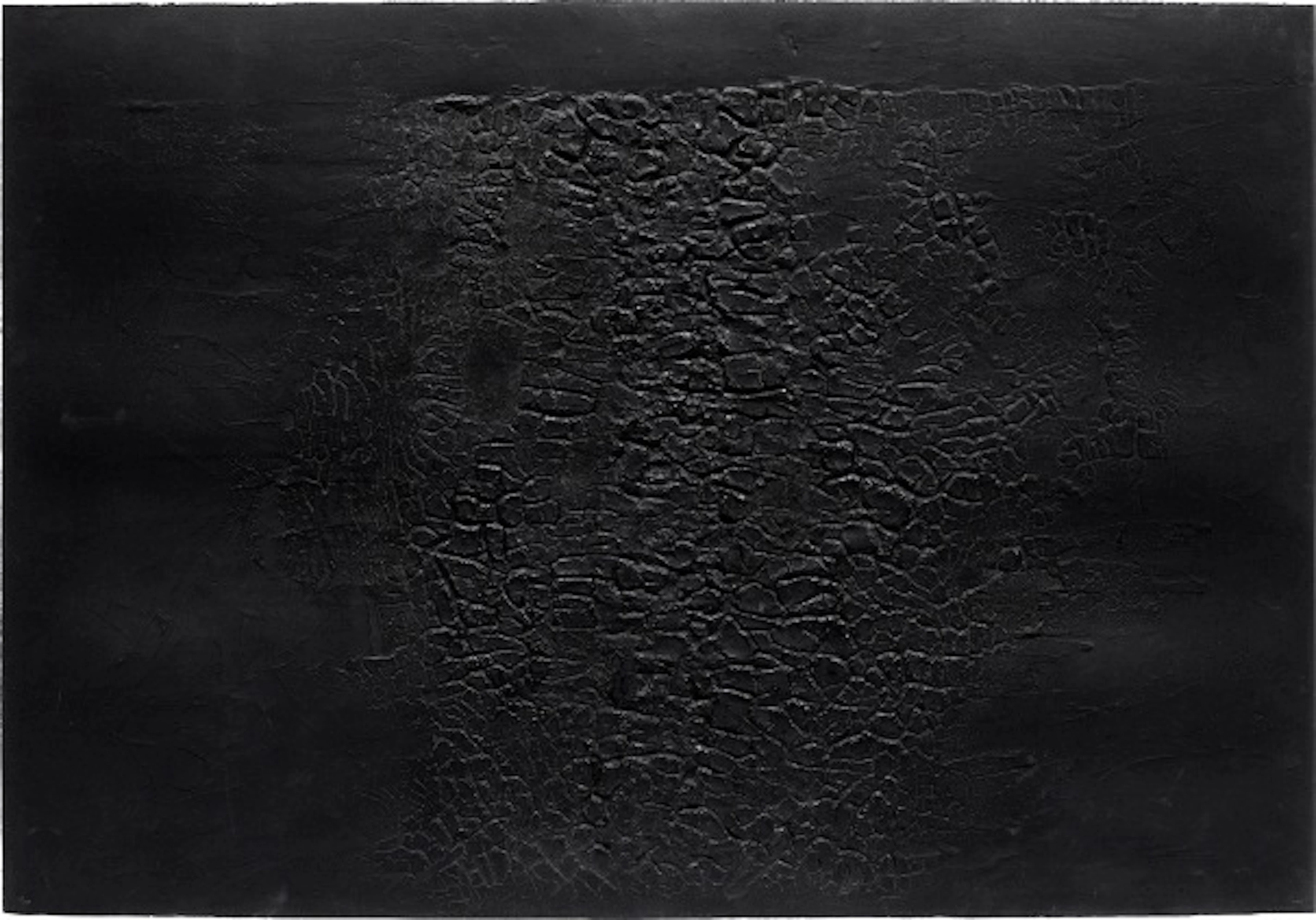 Alberto Burri - Cretto Nero F