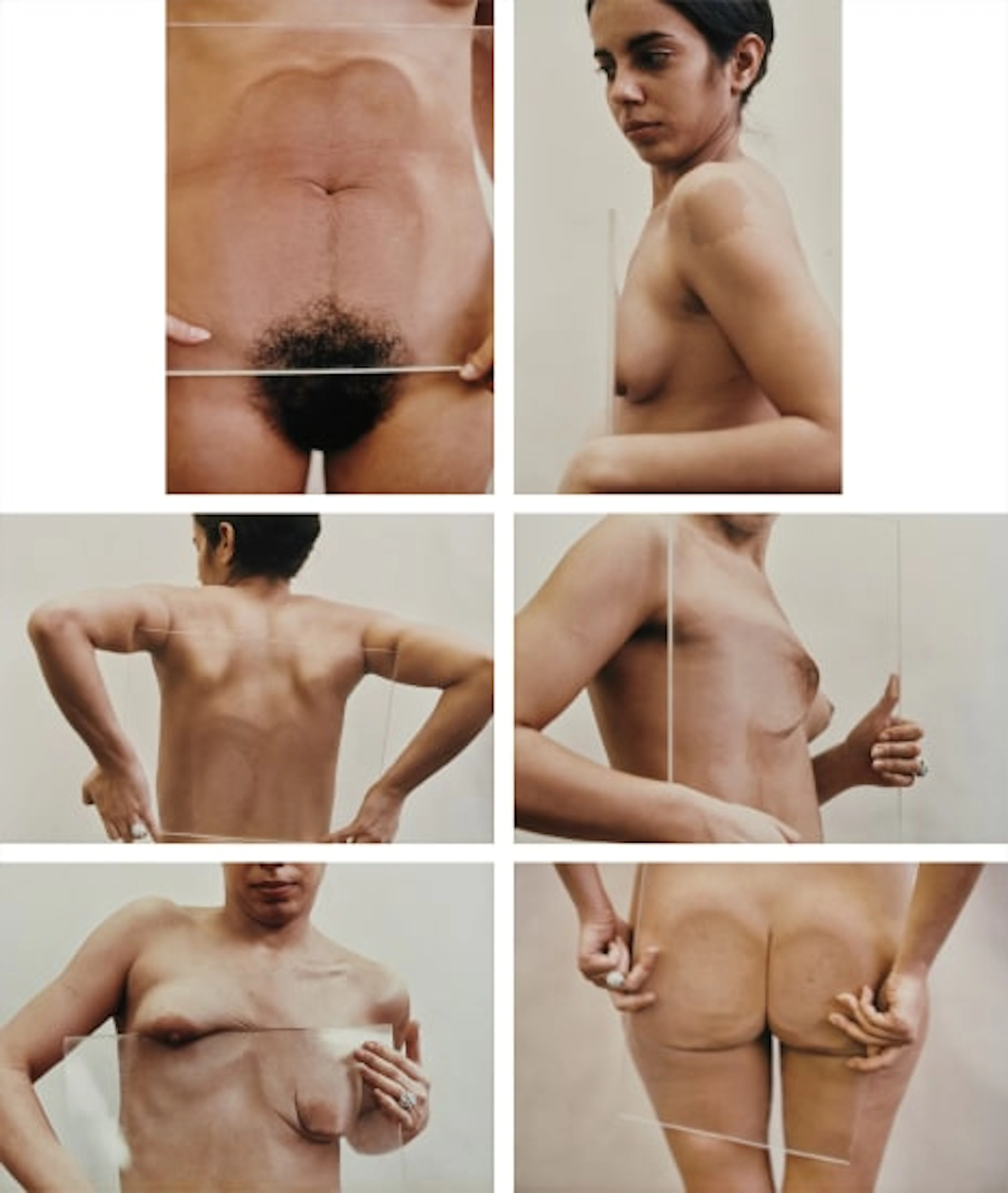 Untitled (Glass on Body Imprints)