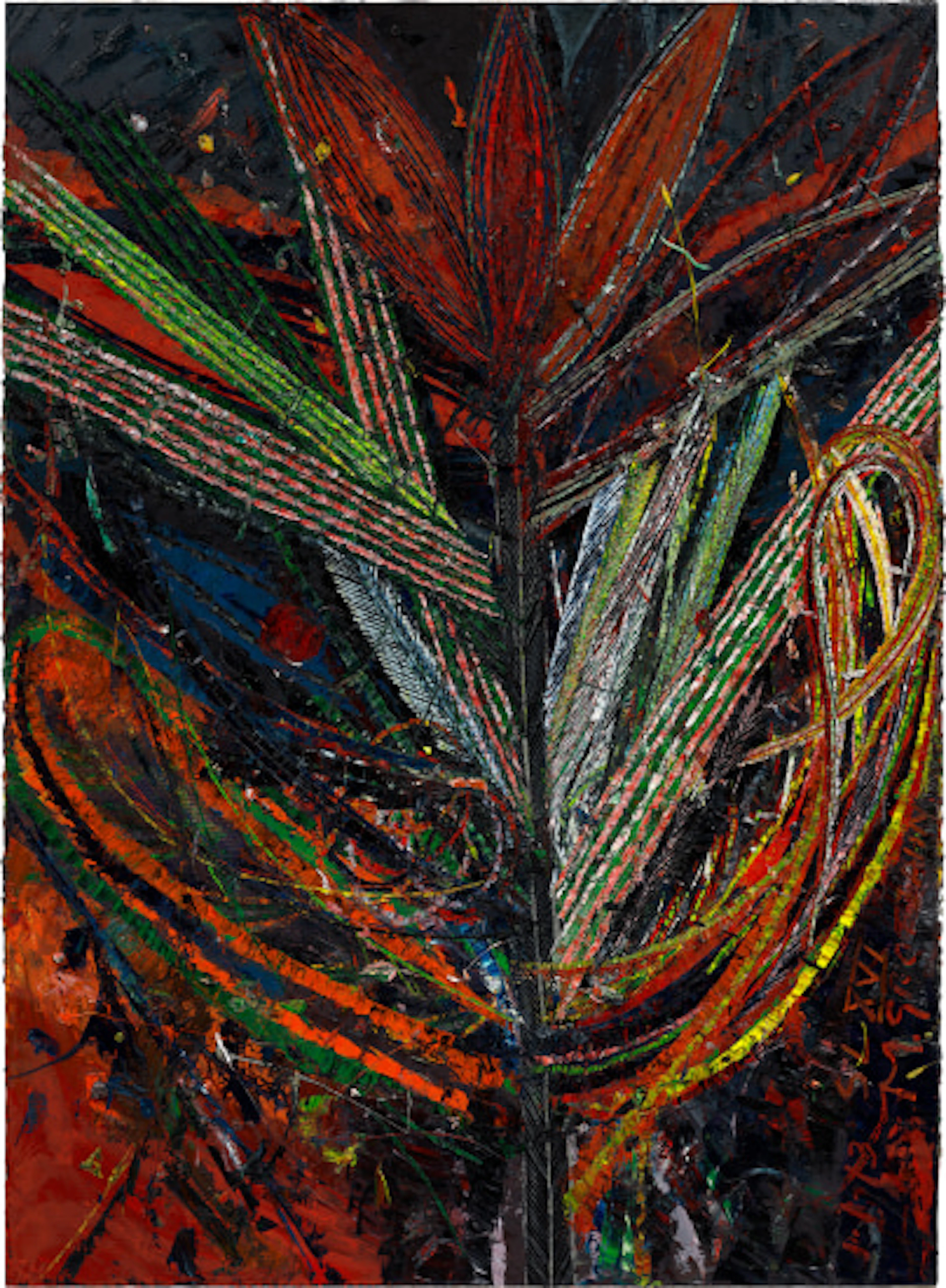 Mark Grotjahn - Untitled (Standard Lotus XVI Face 44.15)