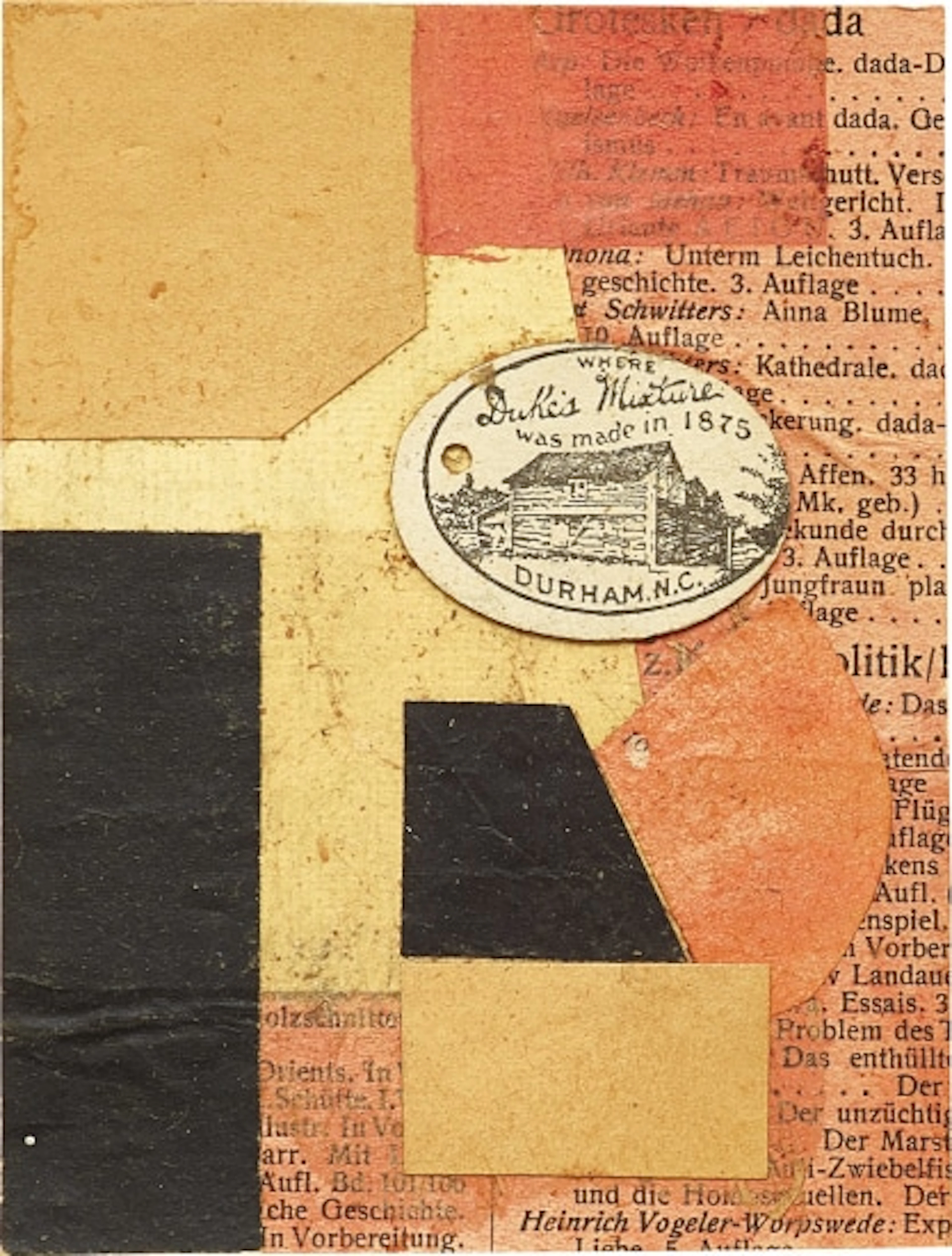 Kurt Schwitters - Untitled (Duke's Mixture)
