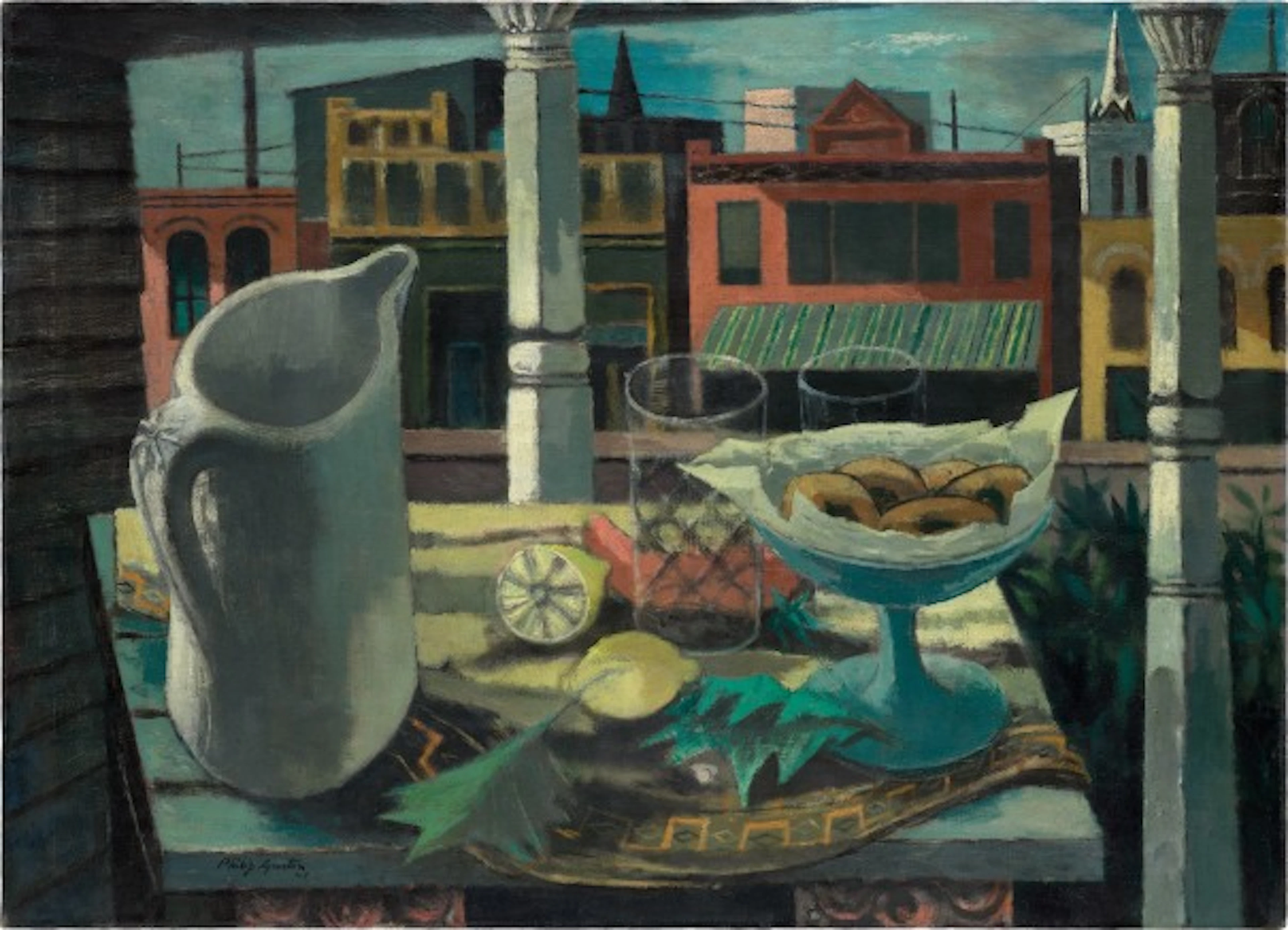 Philip Guston - Lemonade and Doughnuts