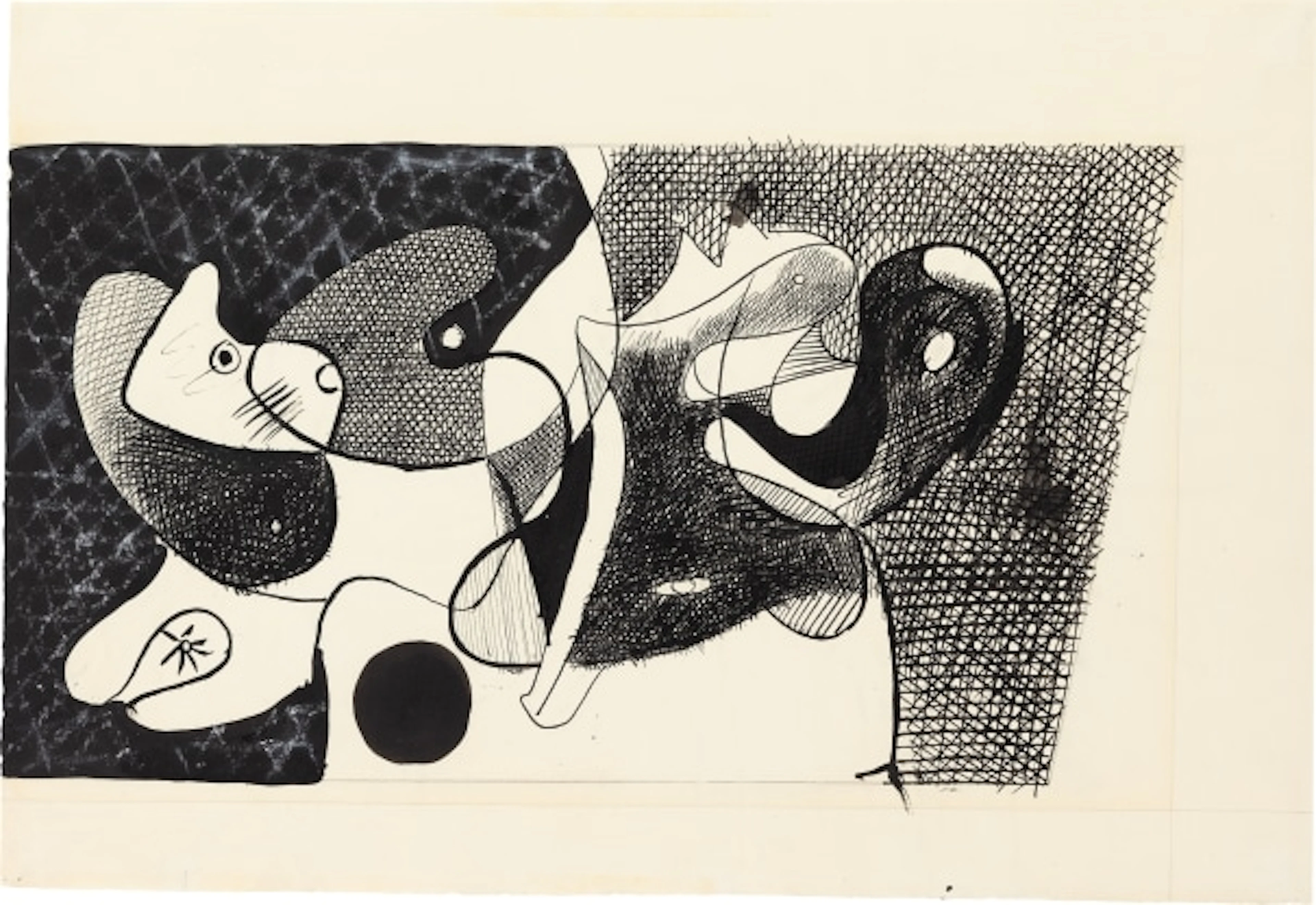 Arshile Gorky - Study for Nighttime, Enigma and Nostalgia