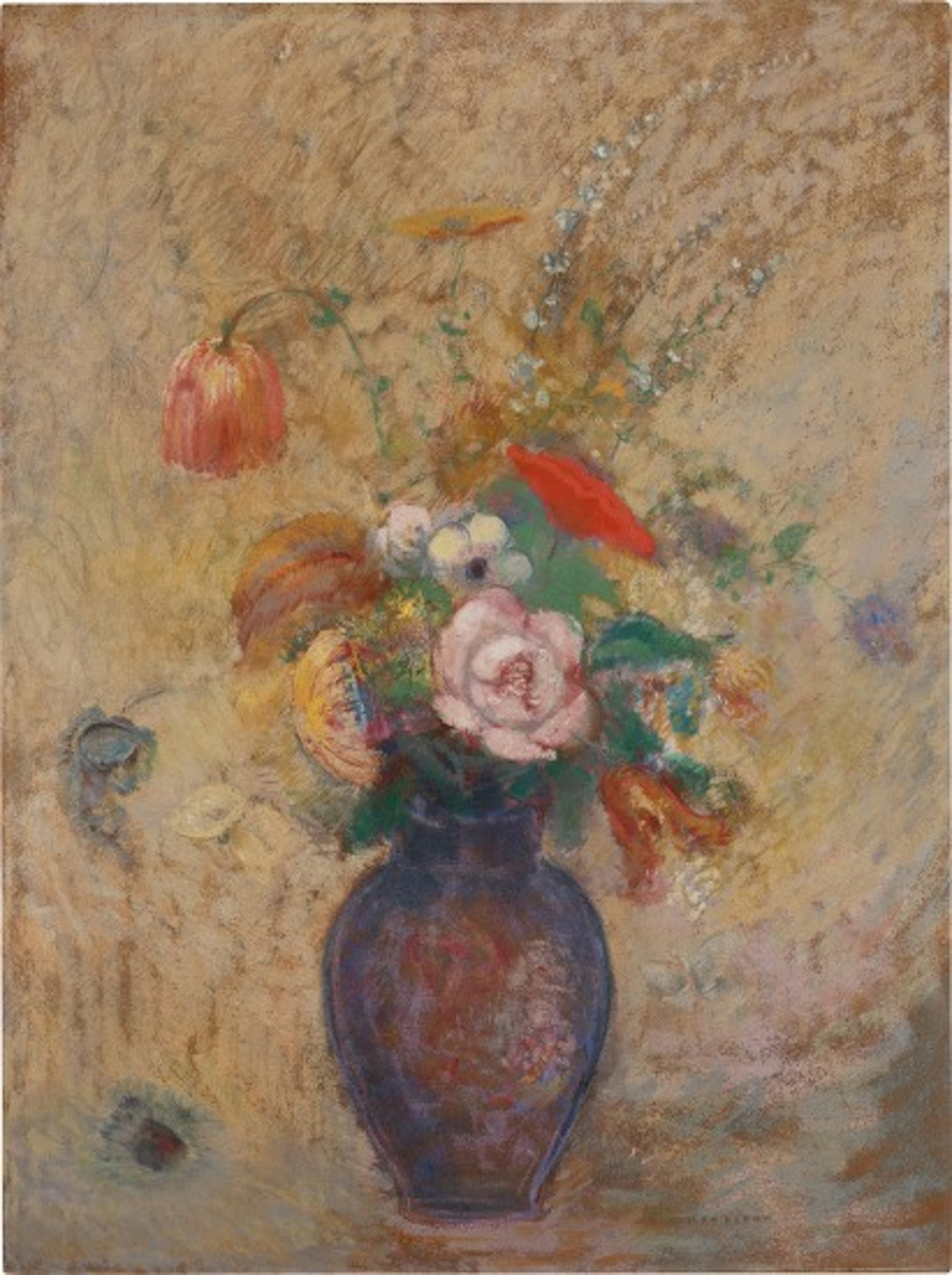 Odilon Redon - Fleurs dans un vase