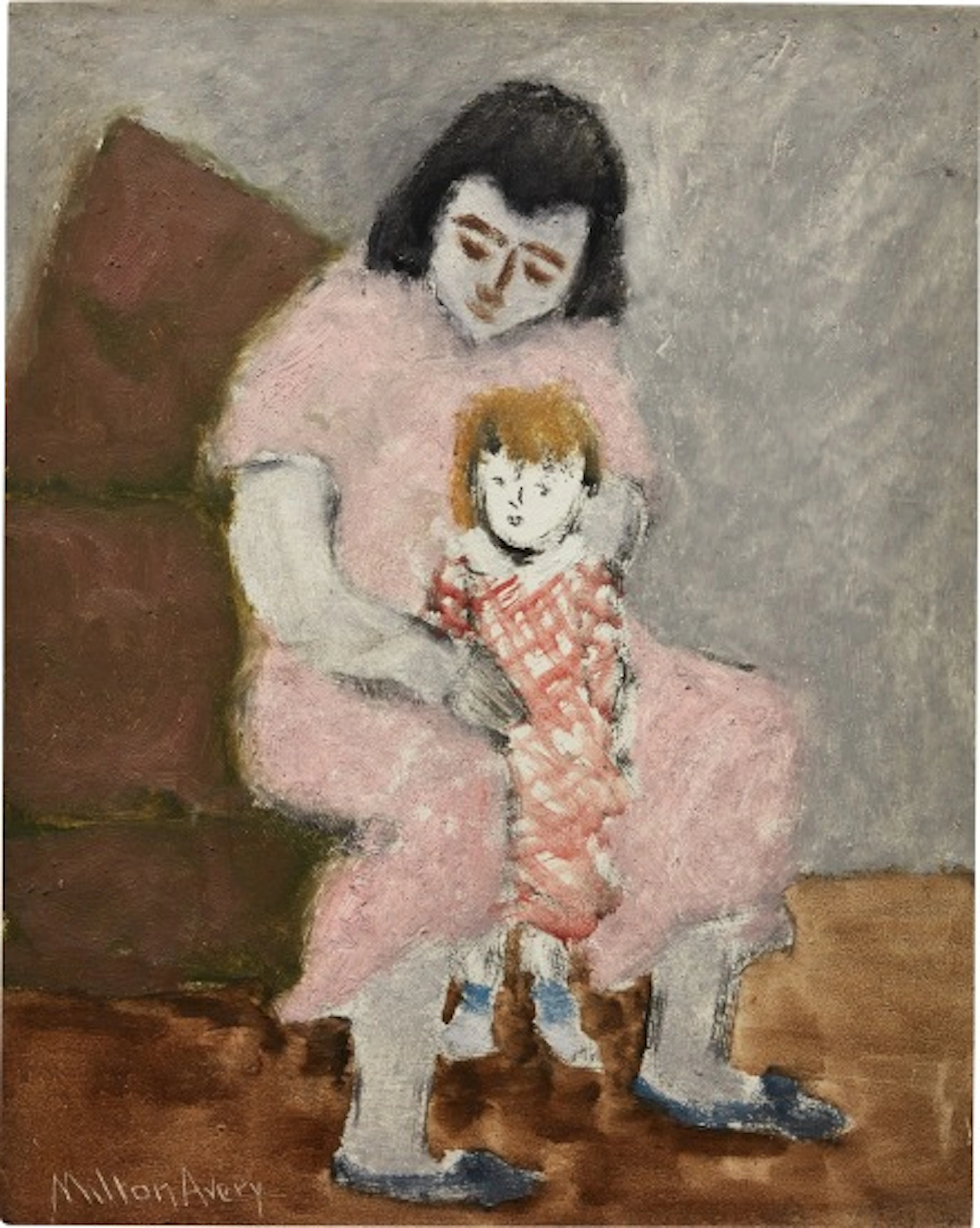 Milton Avery - Young Mother and Child