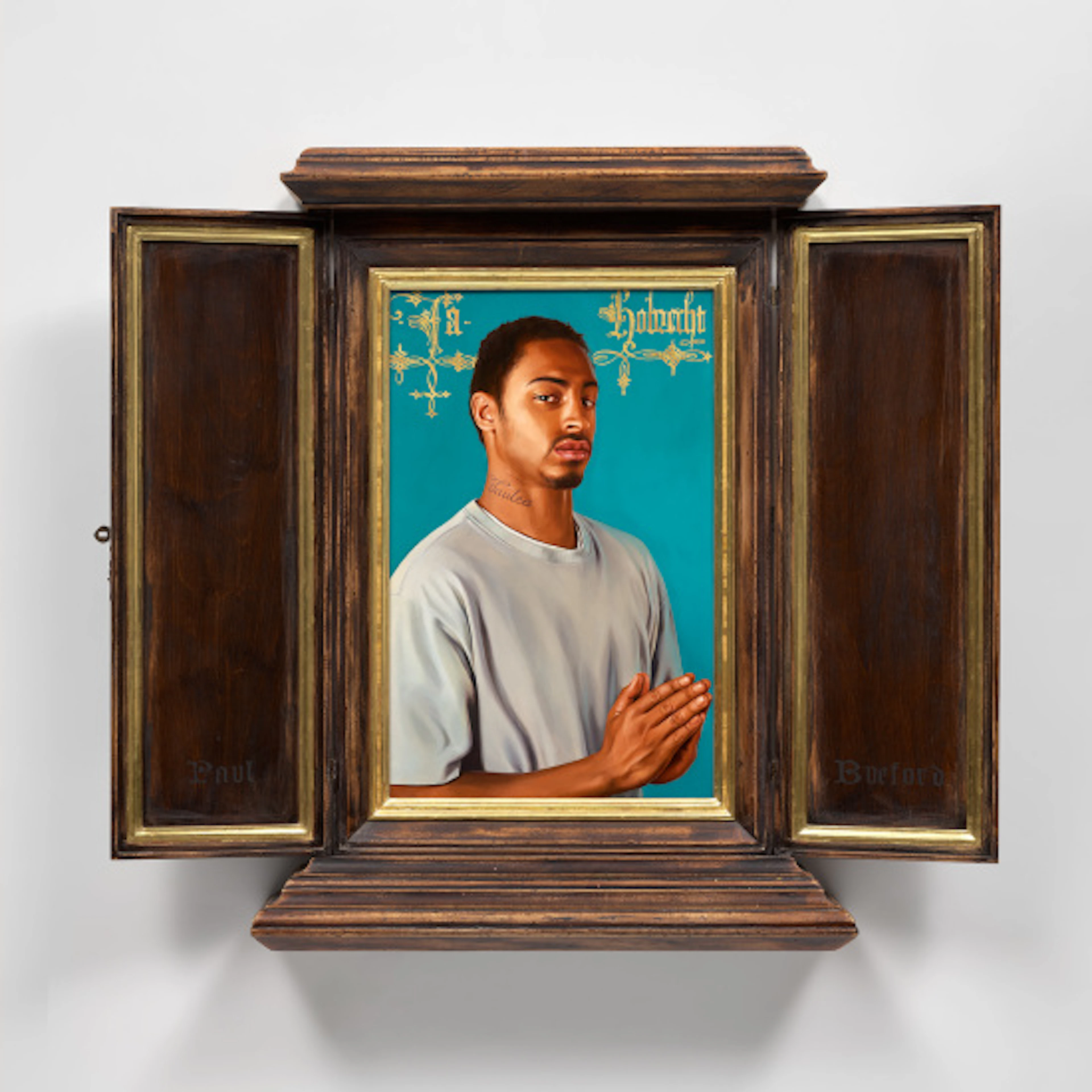Kehinde Wiley - After Memling's Portrait of Jacob Obrech