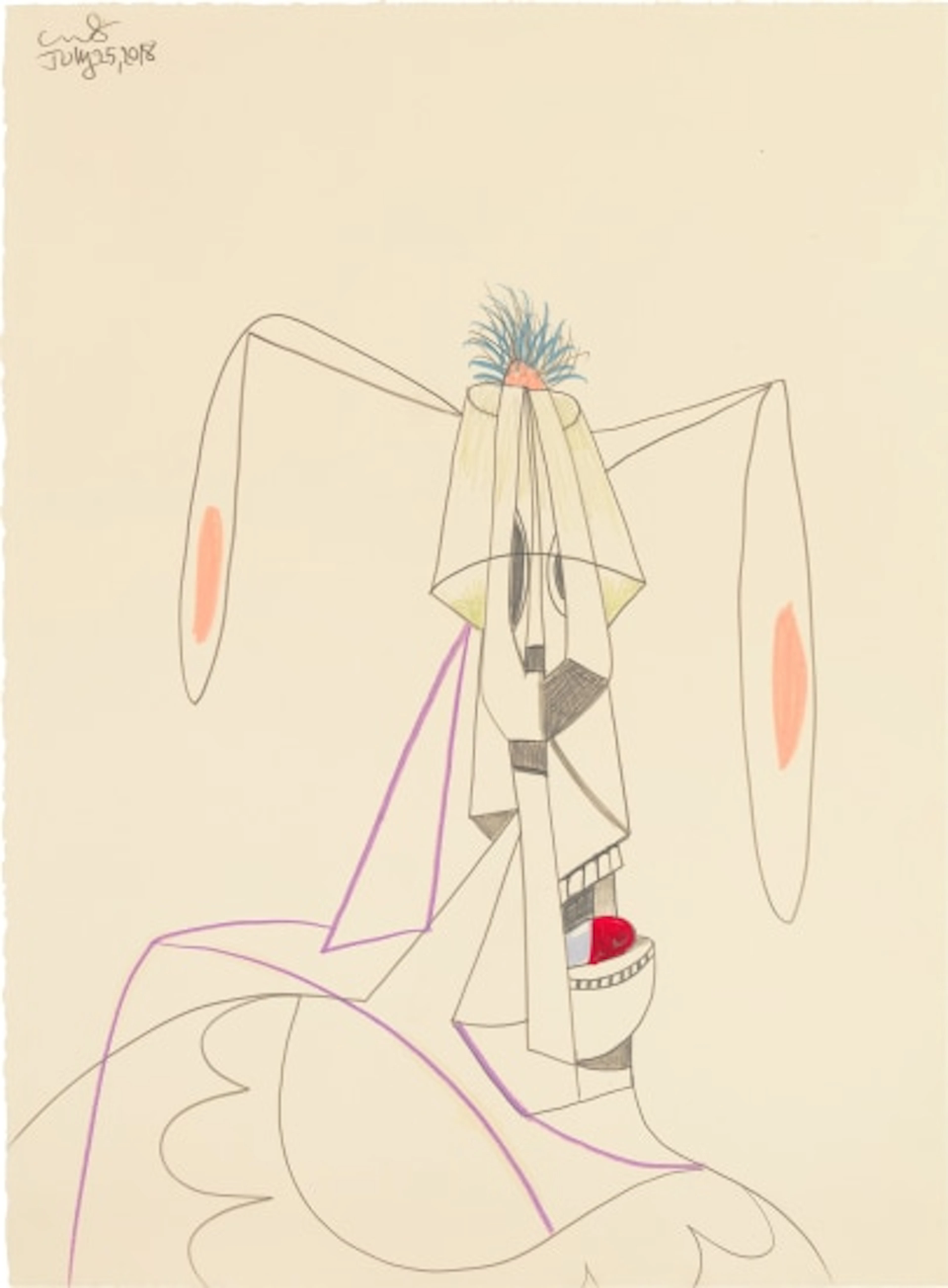 George Condo - Circus Figure