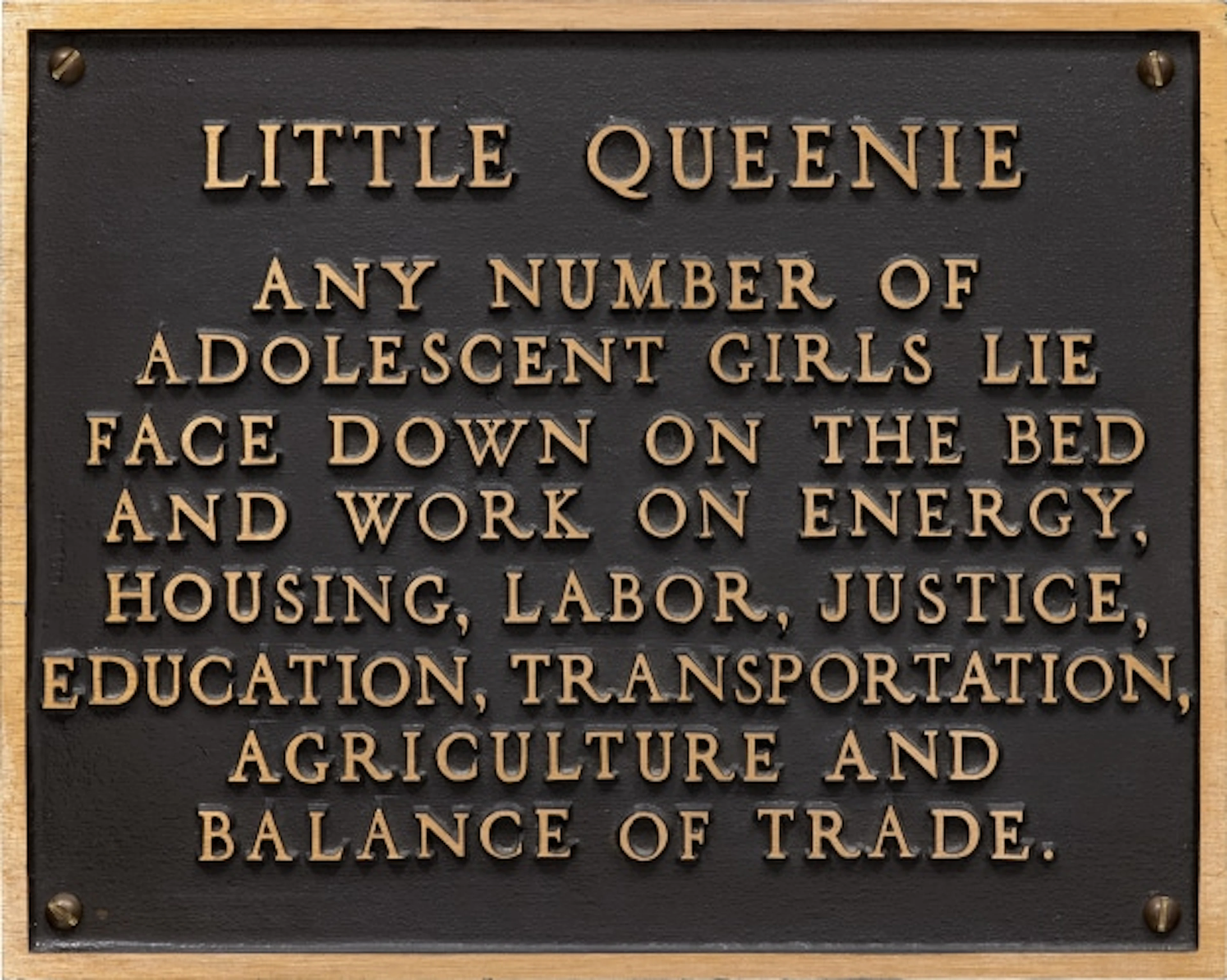 Jenny Holzer - Selection from the Living Series