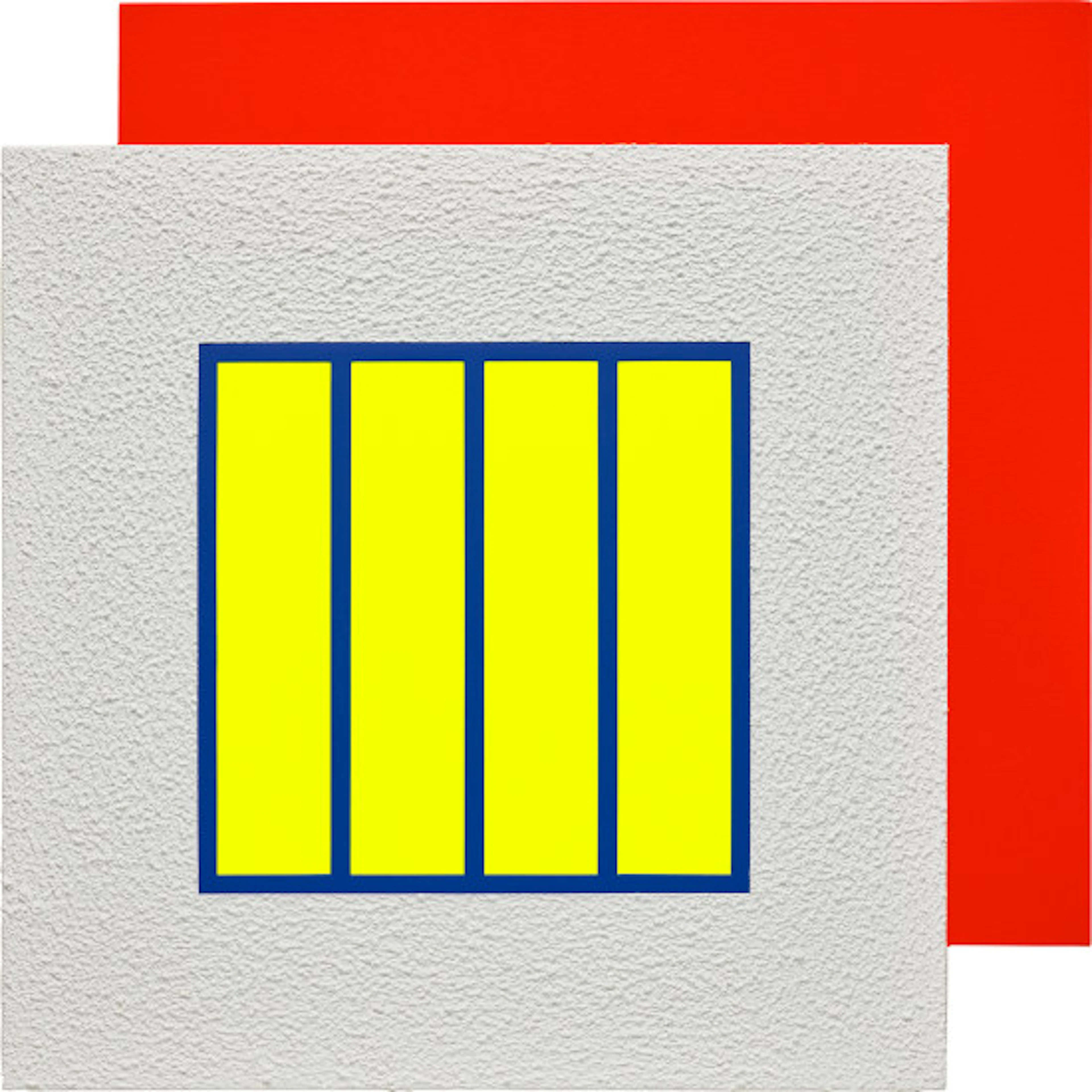 Peter Halley - White Priso