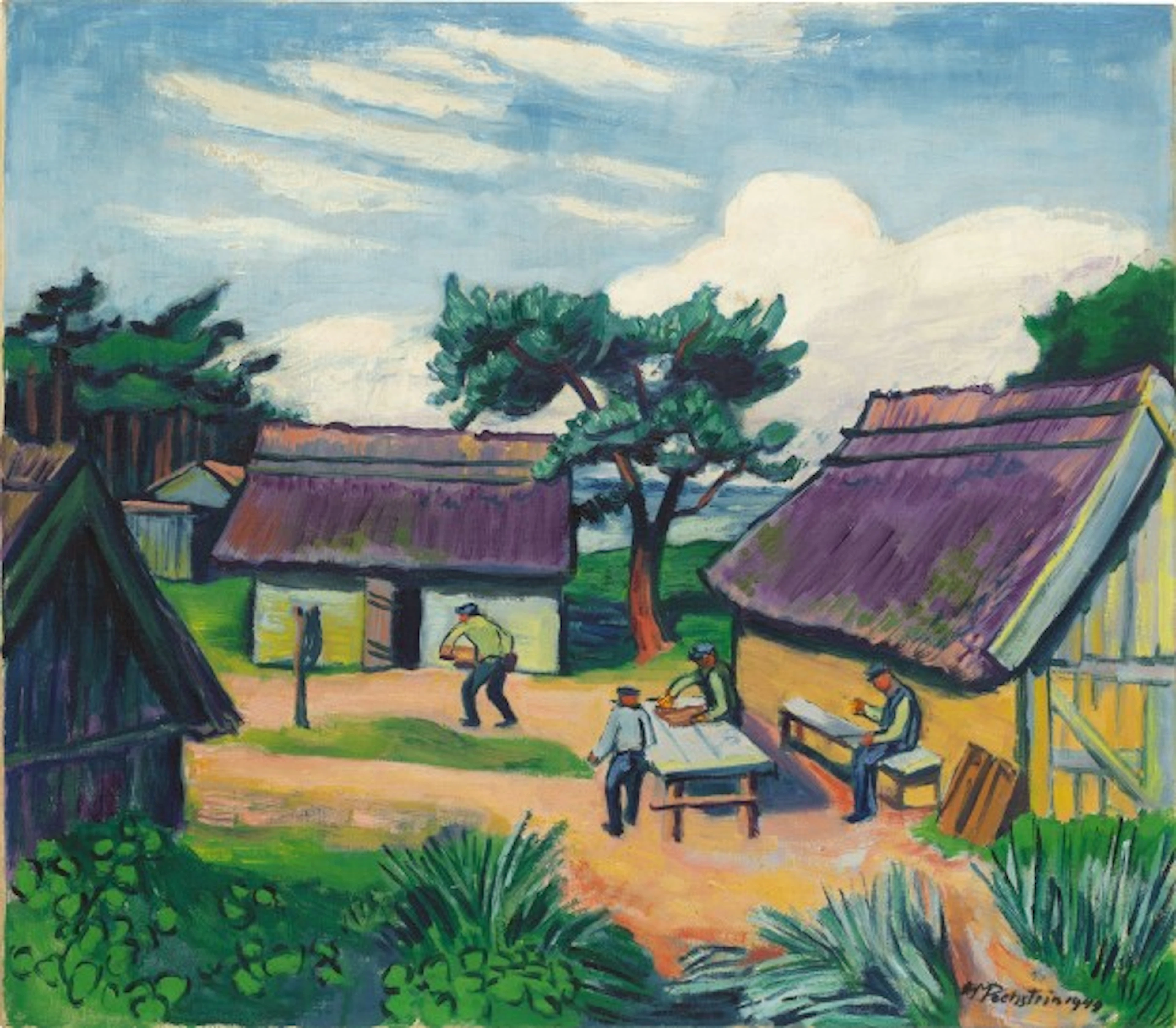 Max Pechstein - Alte Fischerhütte