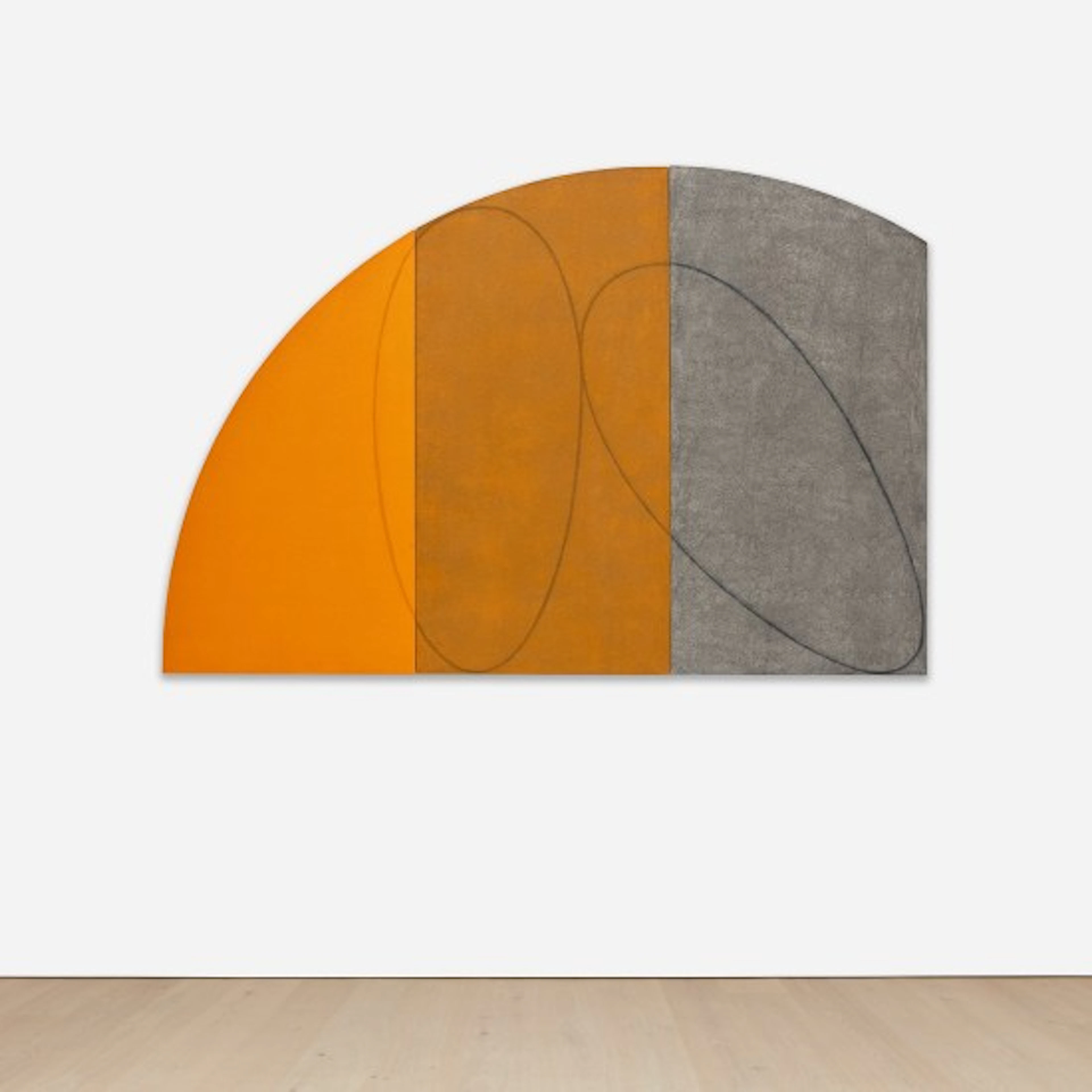 Robert Mangold - Curved Plane/Figure VIII, Study