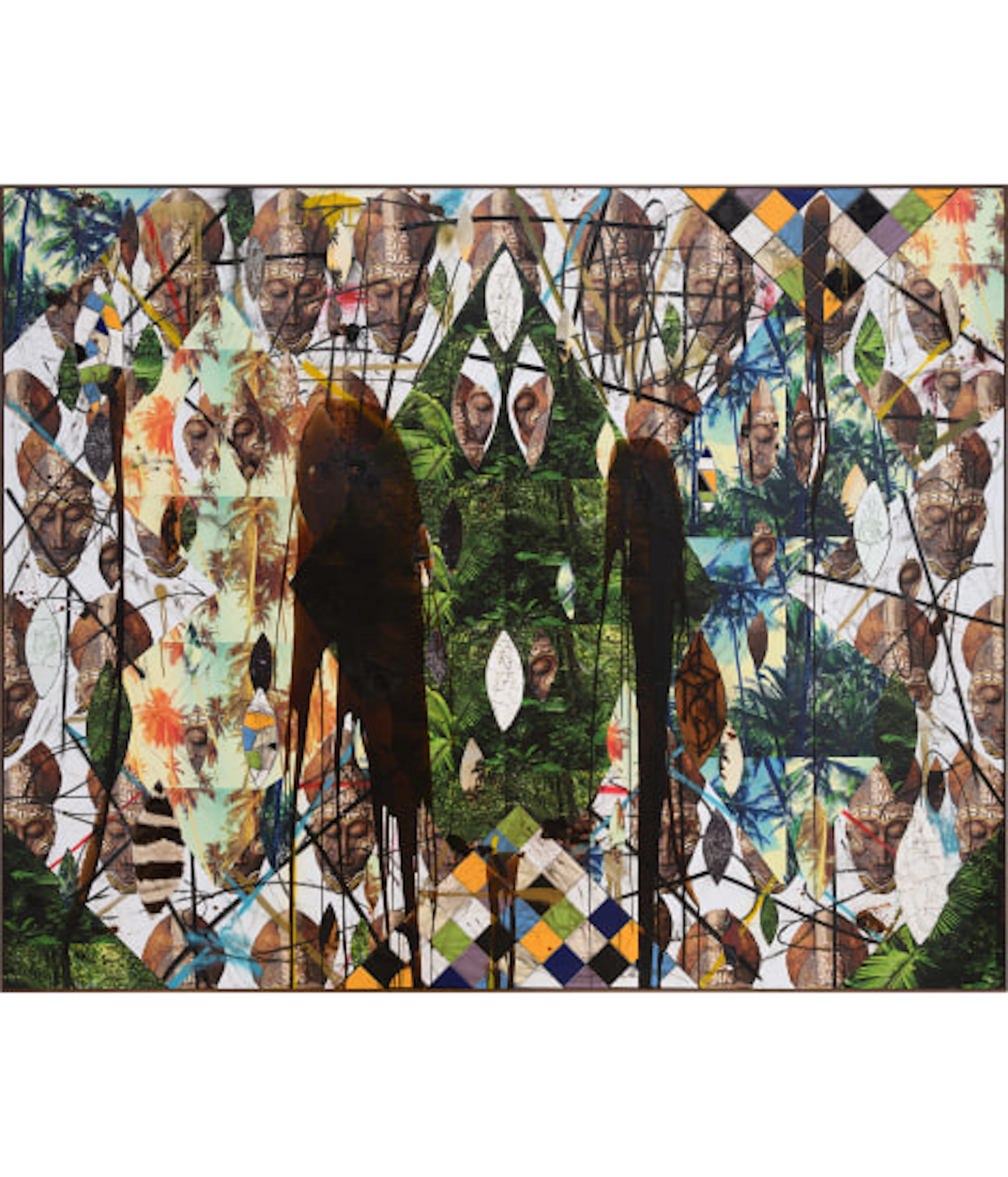 Rashid Johnson - Untitled Escape Collage