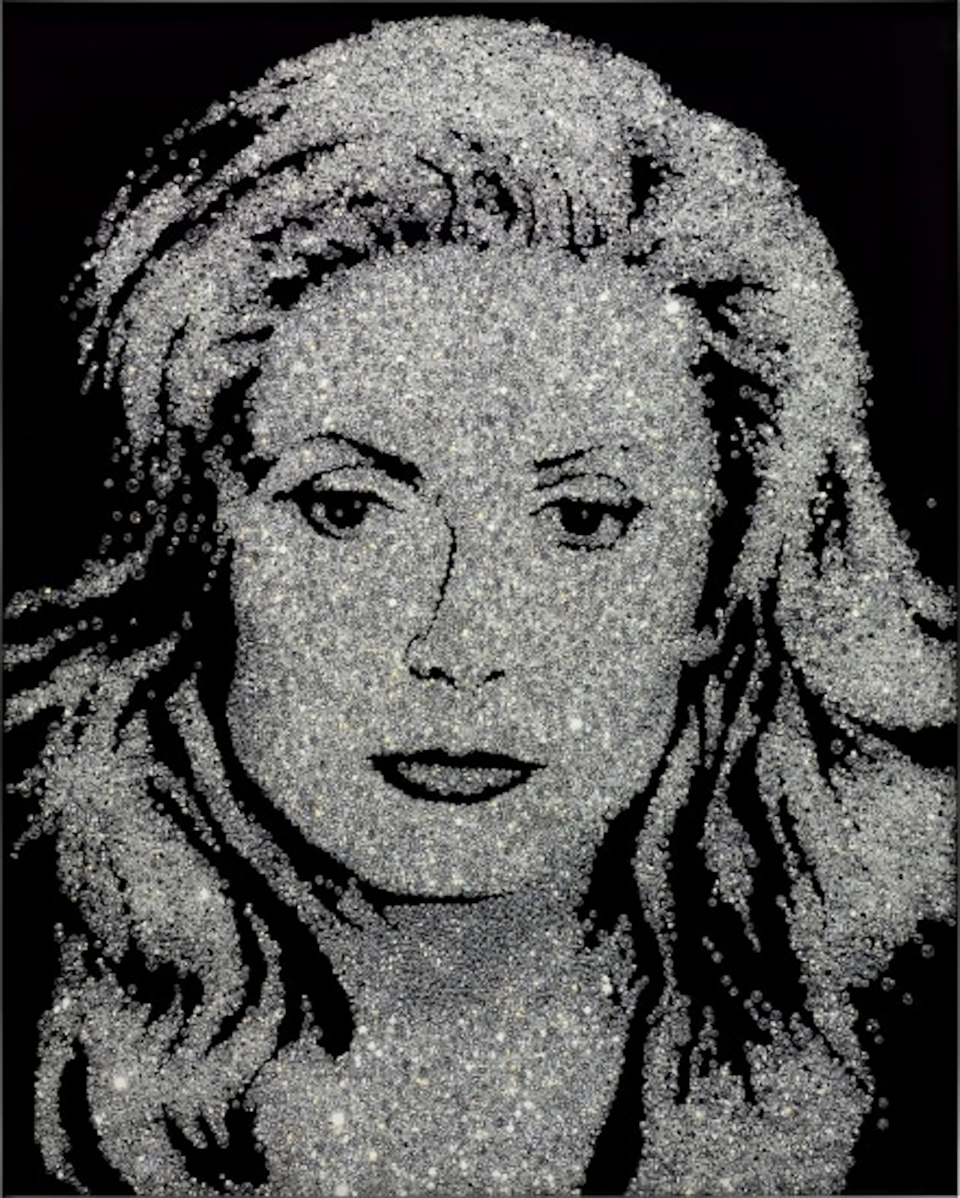 Vik Muniz - Catherine Deneuve (Diamond Divas)