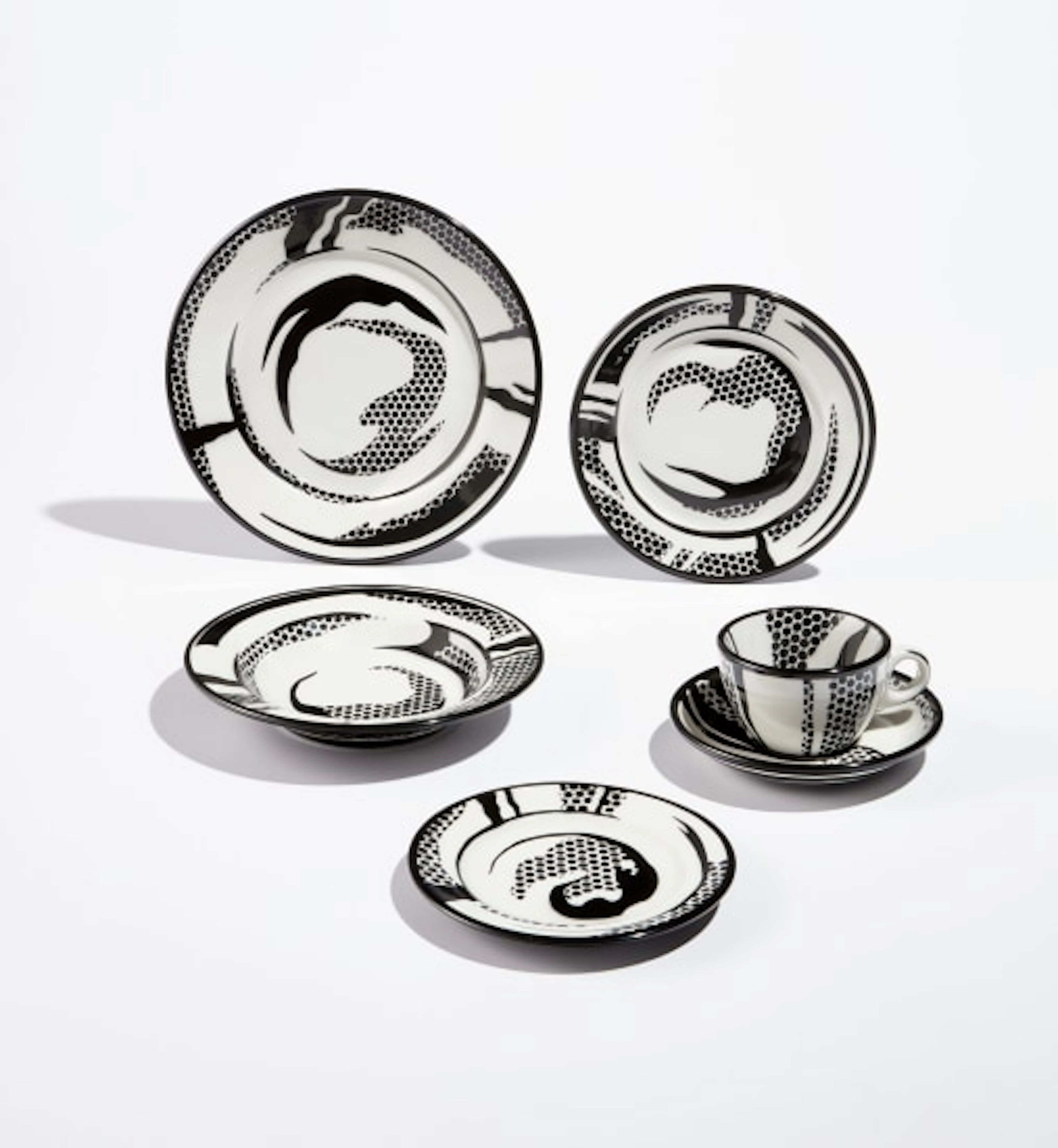 Roy Lichtenstein - Dinnerware (six pieces)