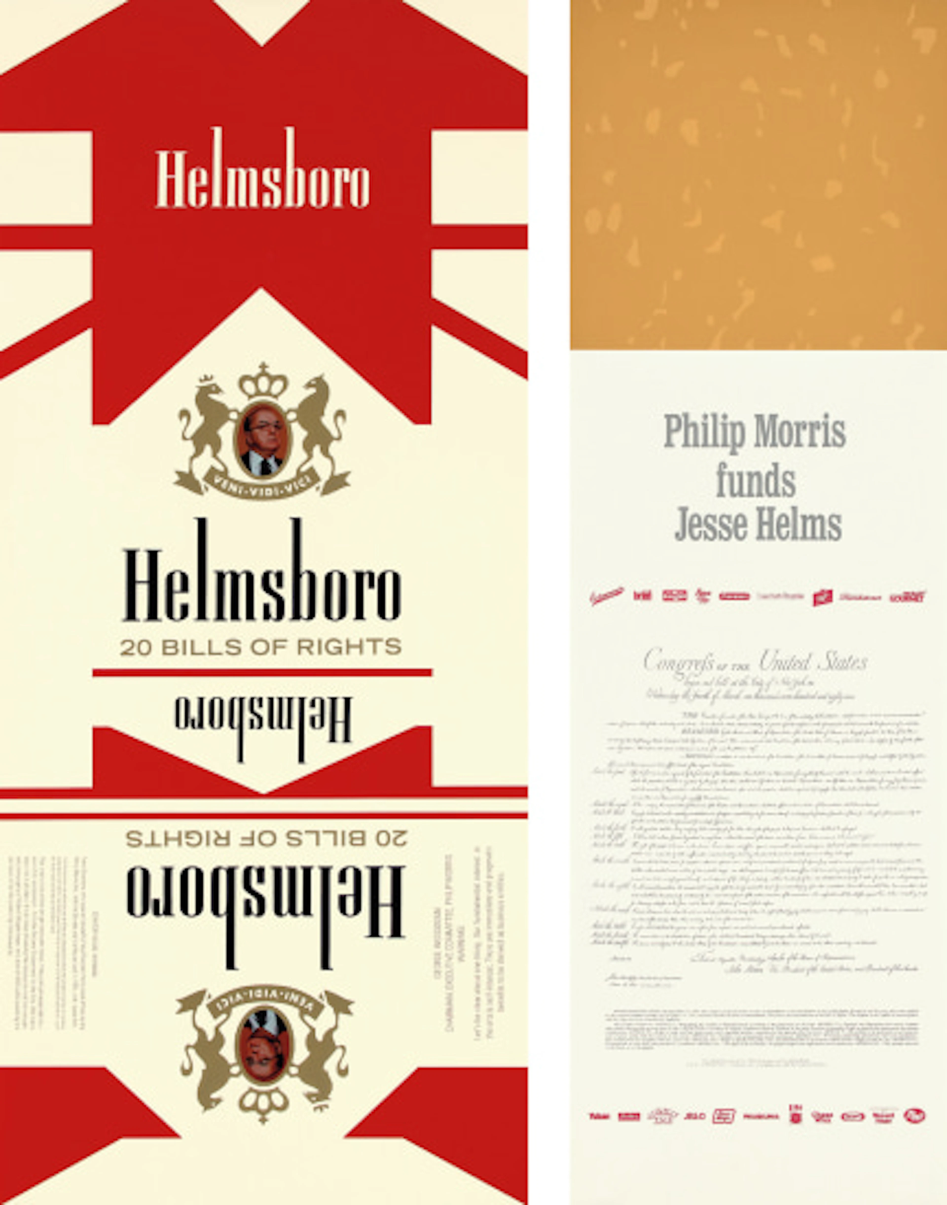Hans Haacke - Helmsboro Country (Unfolded)