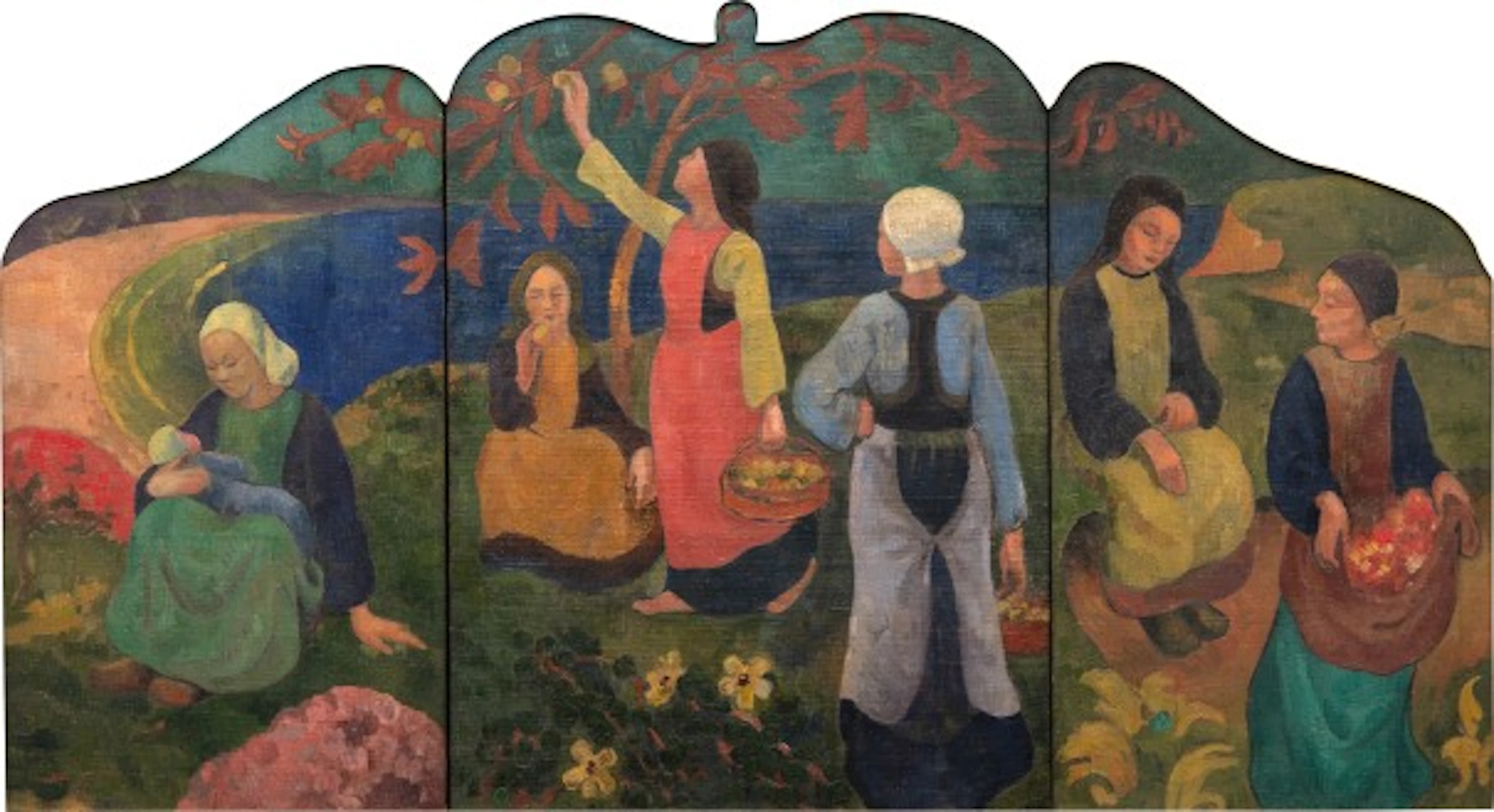 Paul Sérusier - La Cueillette des pommes