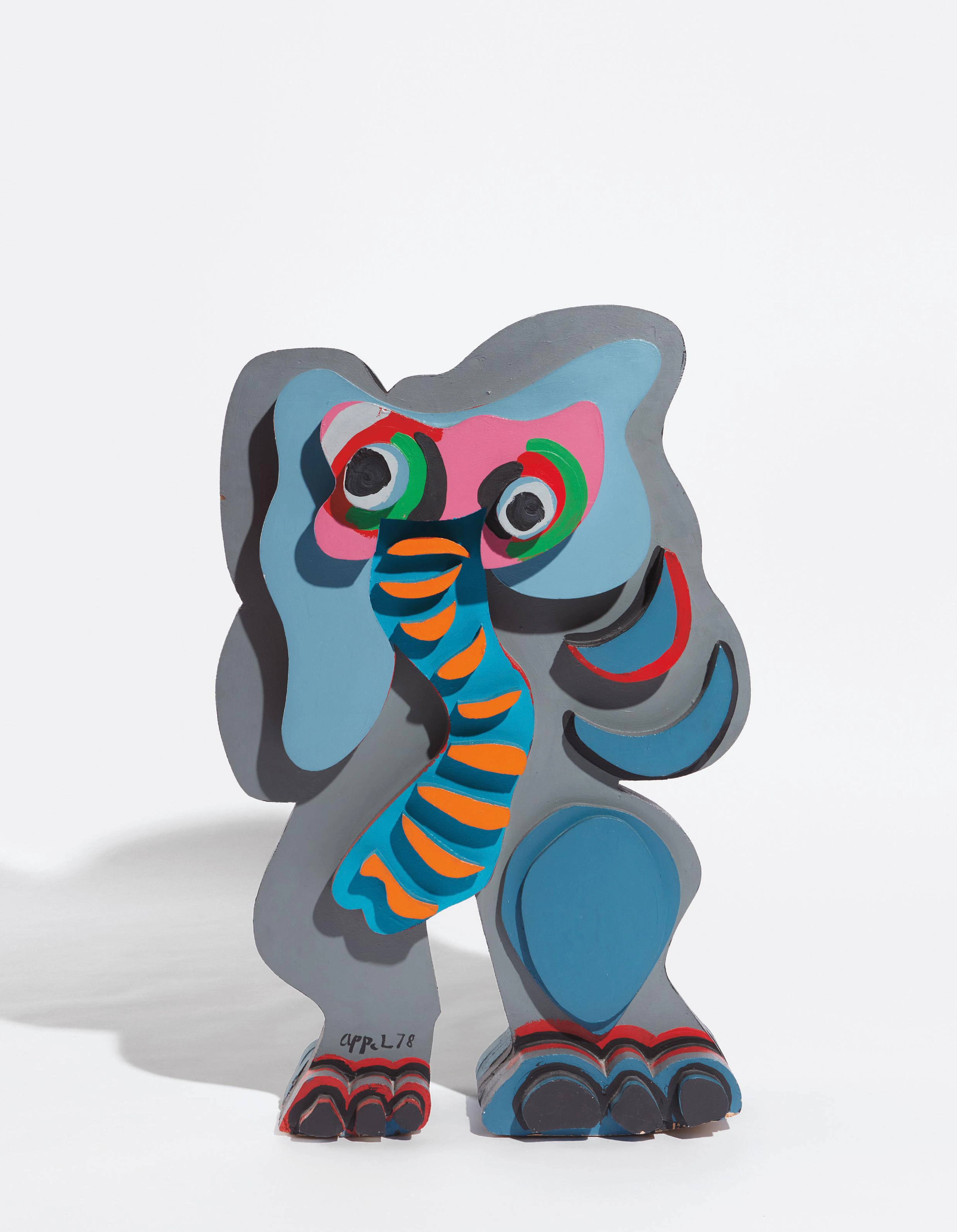 Standing Elephant, from Circus Series, 1978 – Karel Appel
