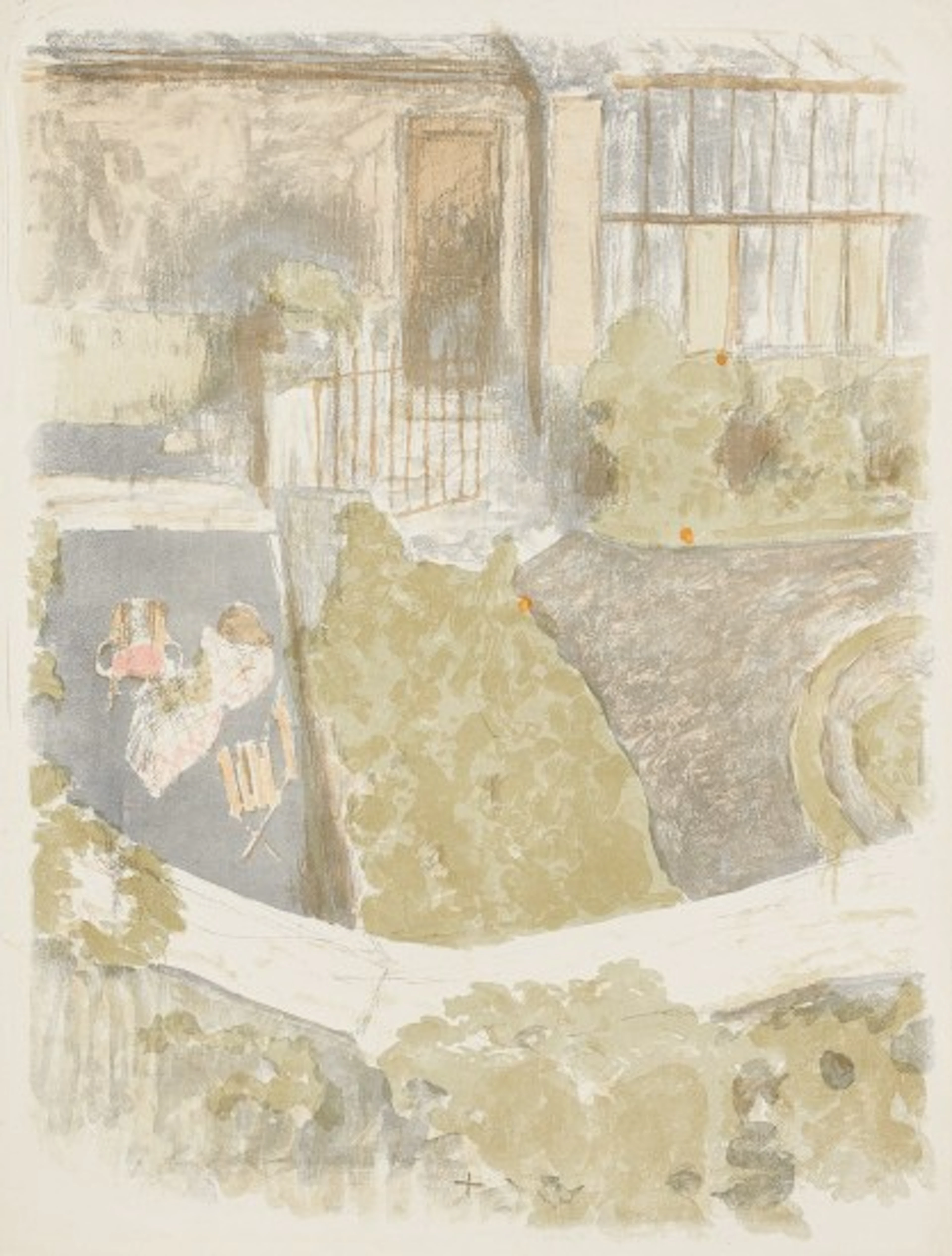 Édouard Vuillard - Le Jardin devant l’atelier (The Garden...