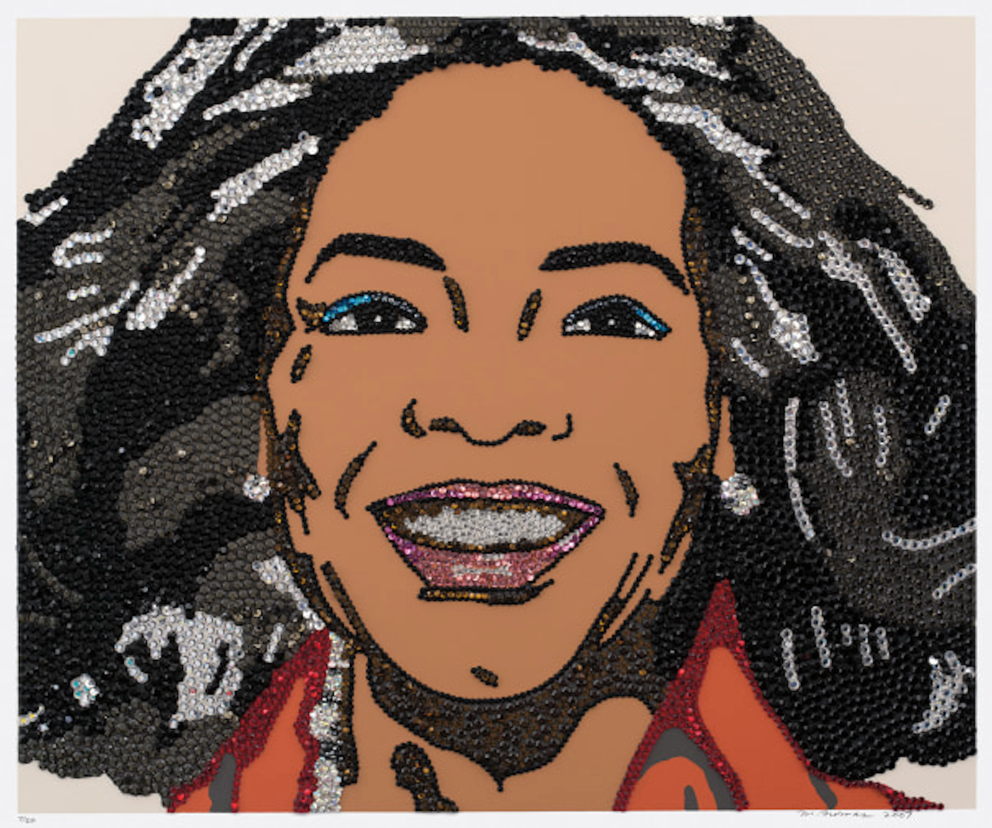 Mickalene Thomas - Oprah Winfrey, from When Ends Mee