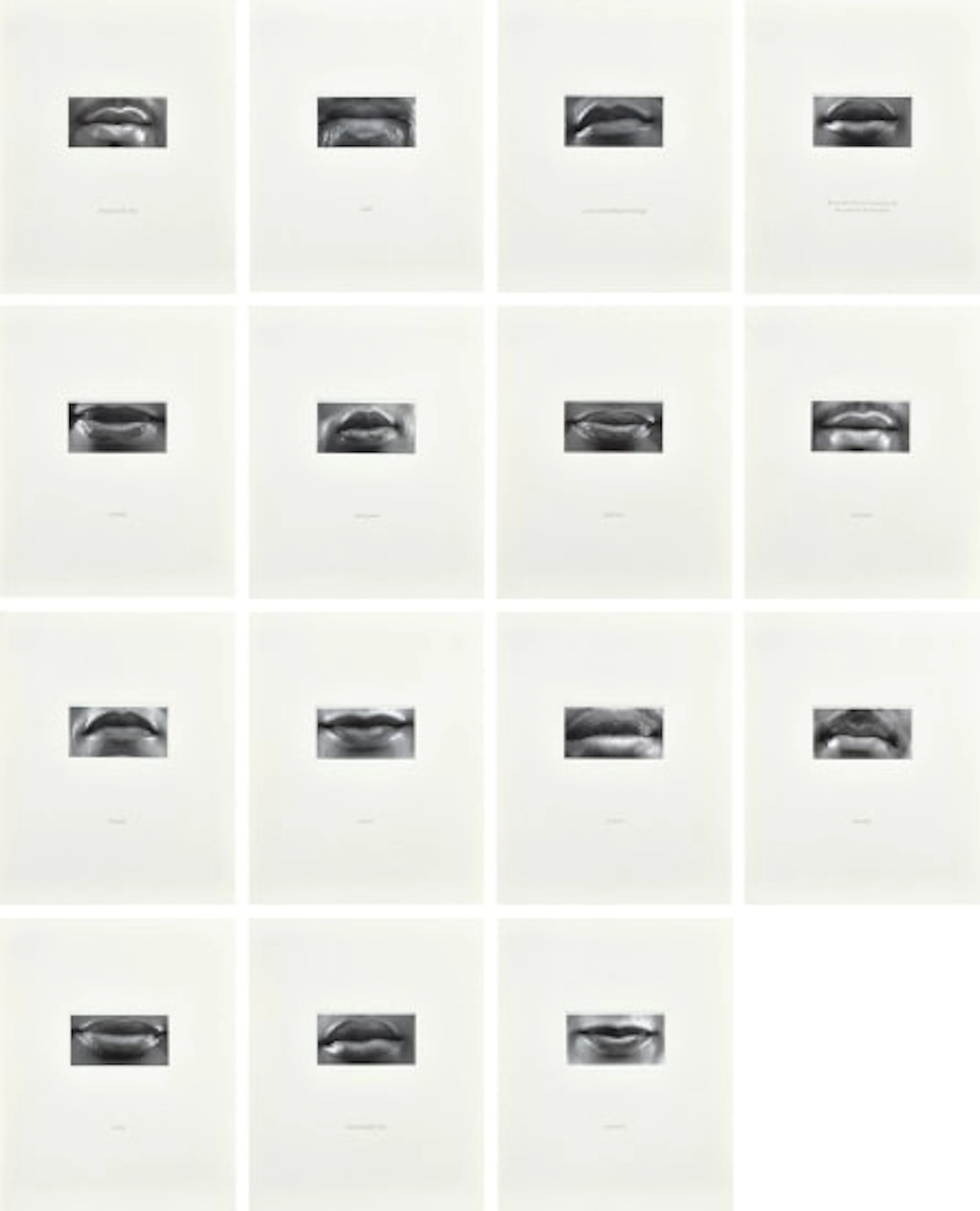 Lorna Simpson - 15 Mouths