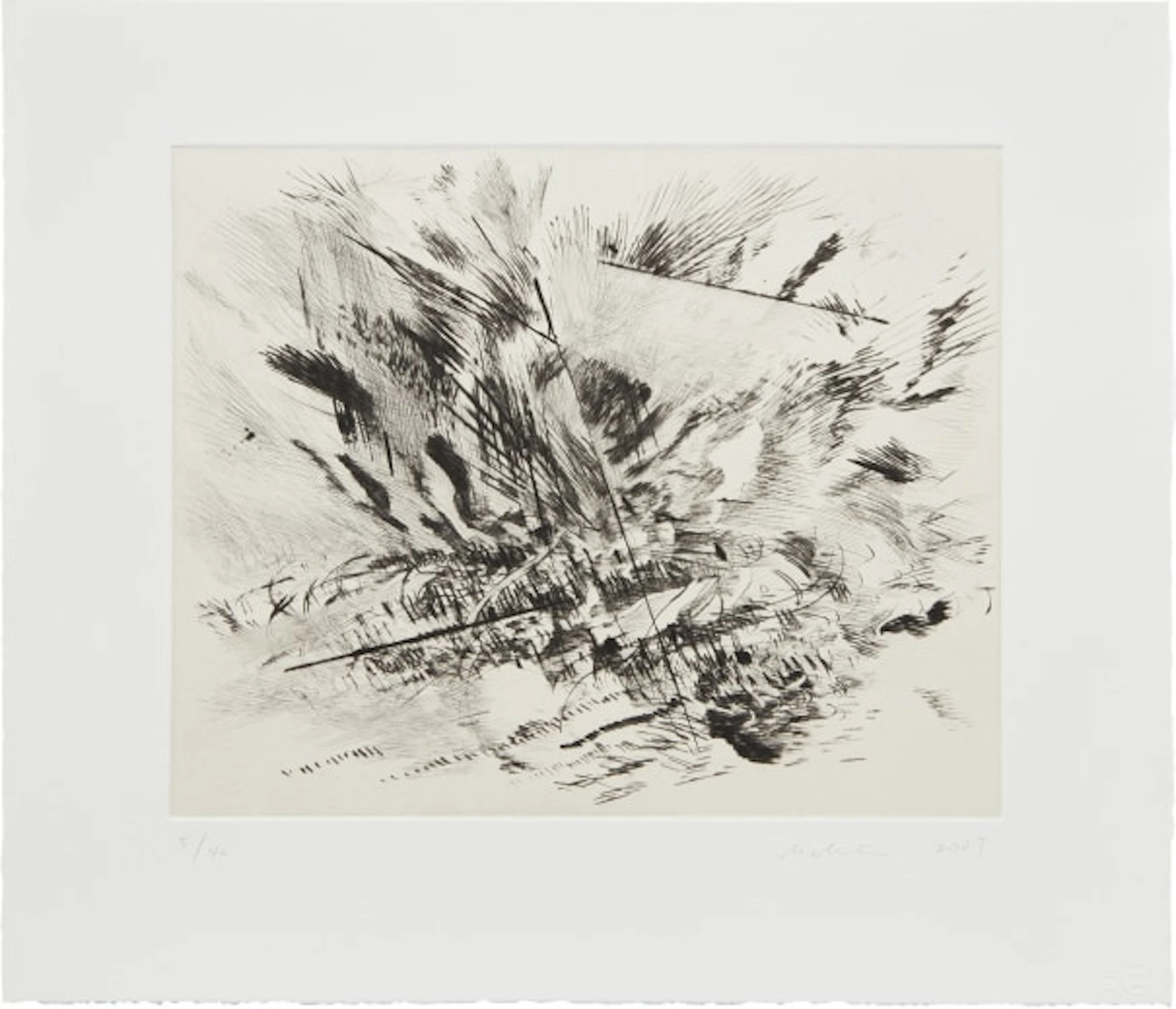 Julie Mehretu - Untitled (grey area)