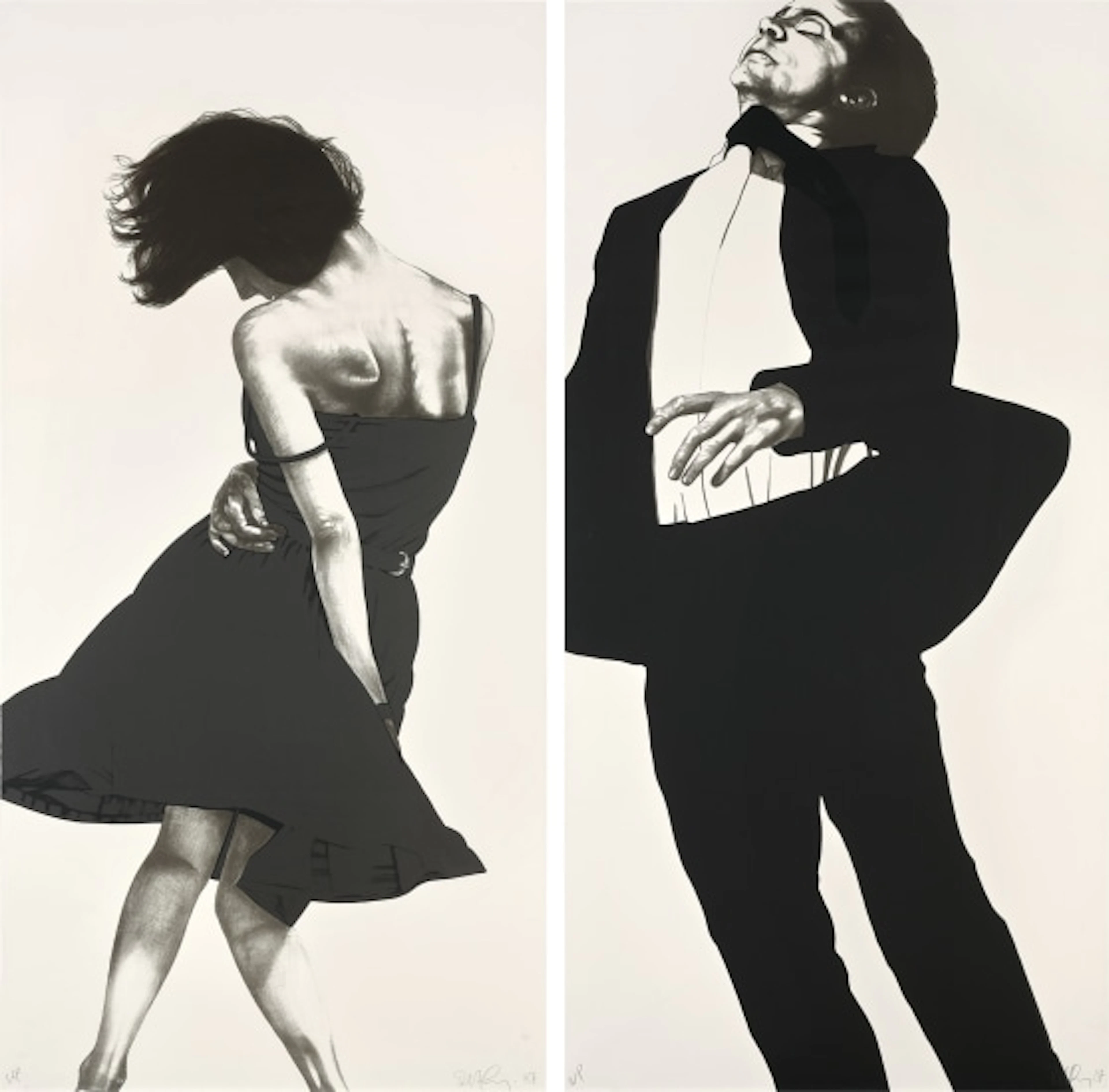 Robert Longo - Men in the Cities (Meryl and Jonathan)