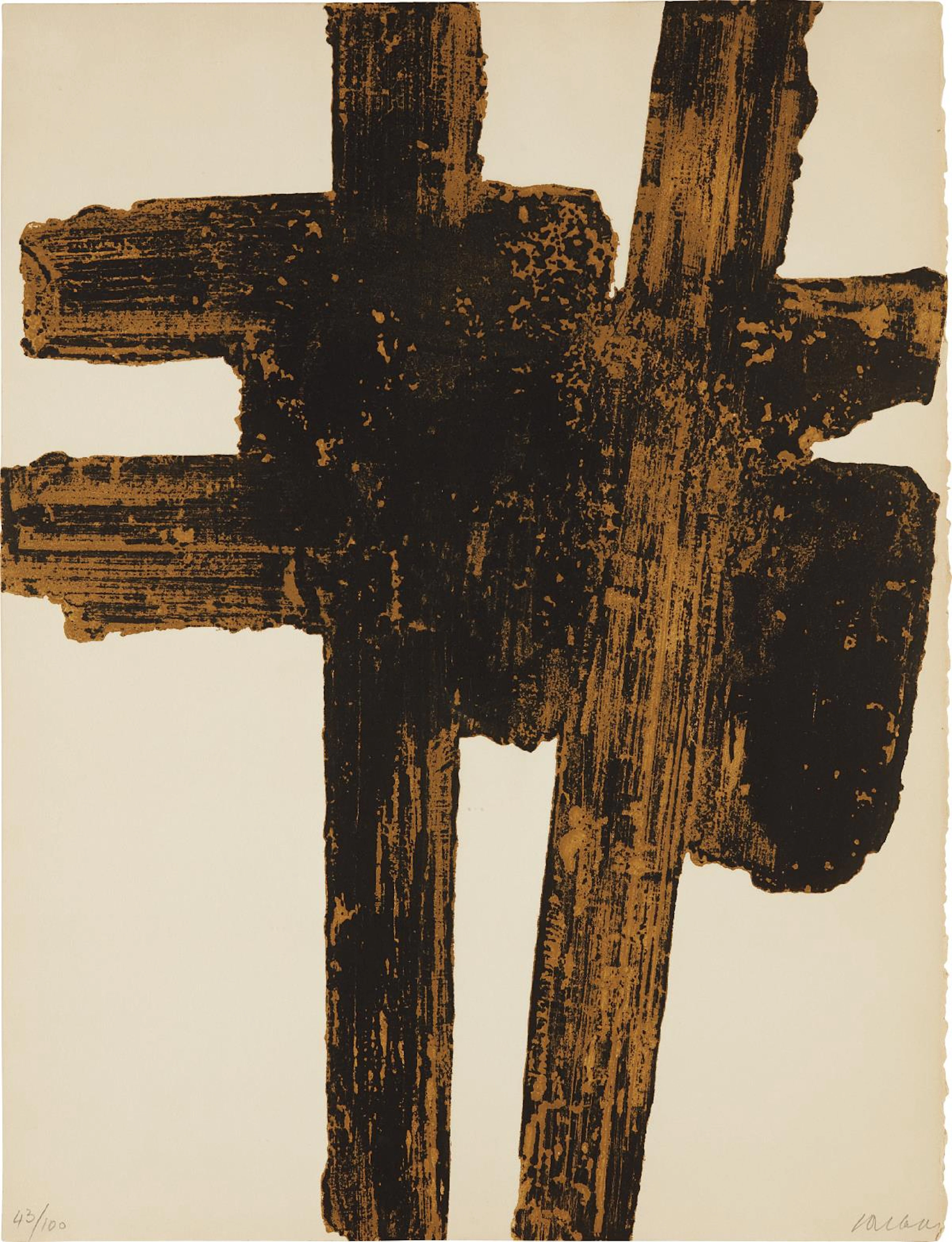 Eau-forte XVIII, 1962 – Pierre Soulages