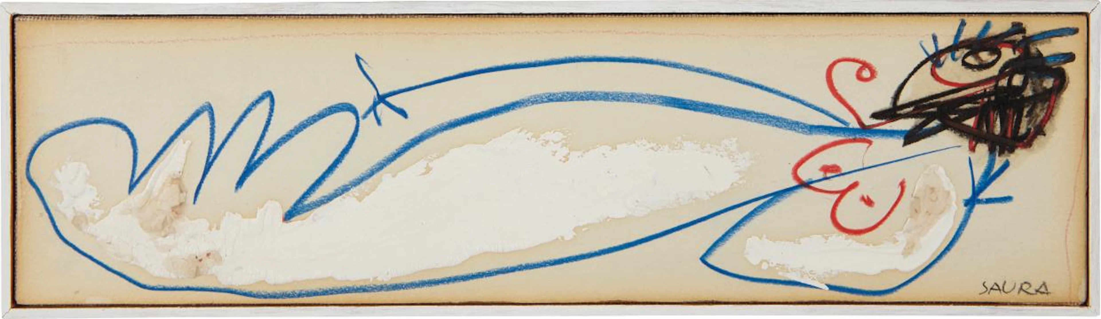 Nudo Disteso (Lying Nude), 1958 – Antonio Saura
