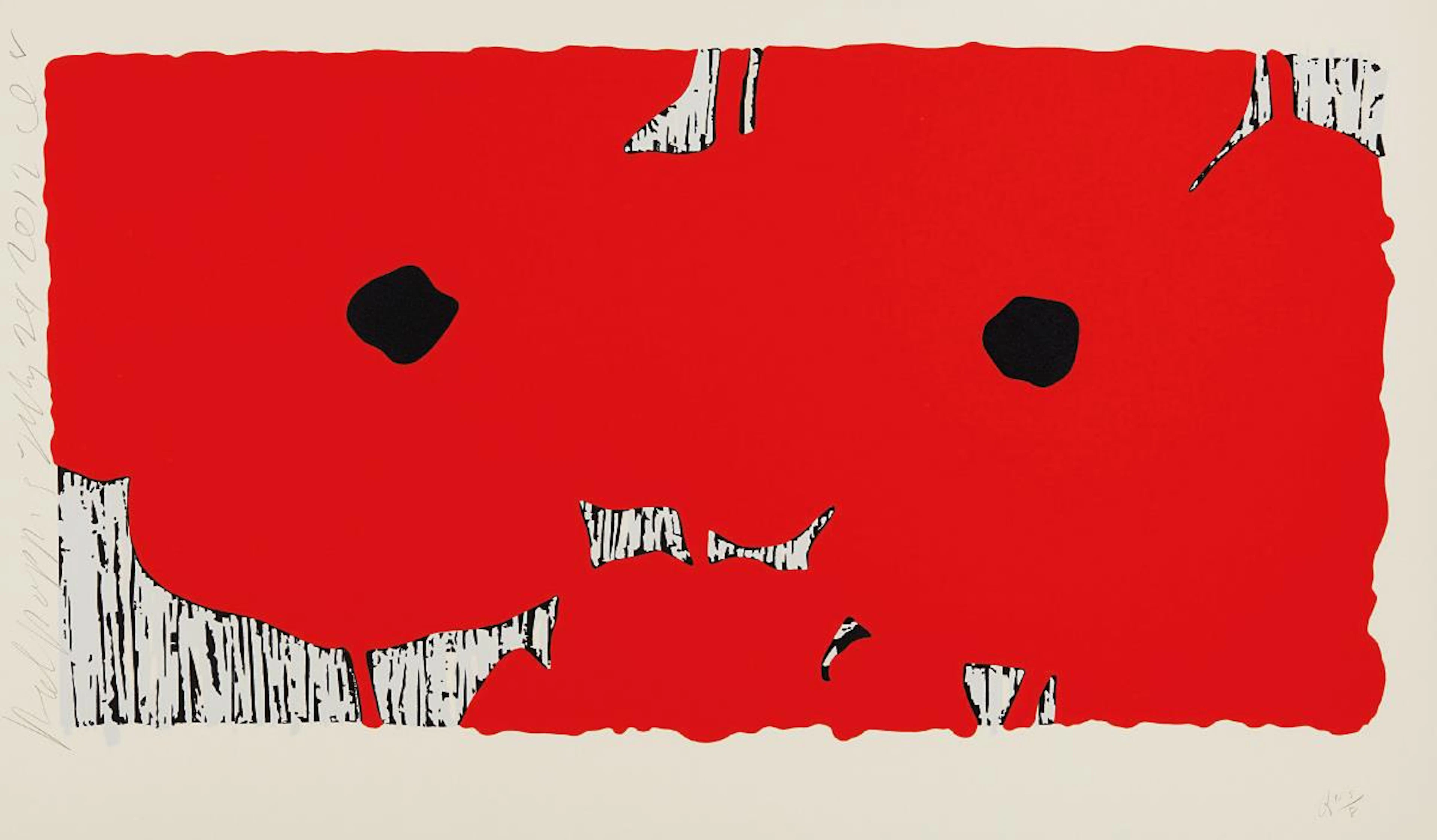 Red Poppies, July 24 2012, 2012 – Donald Sultan